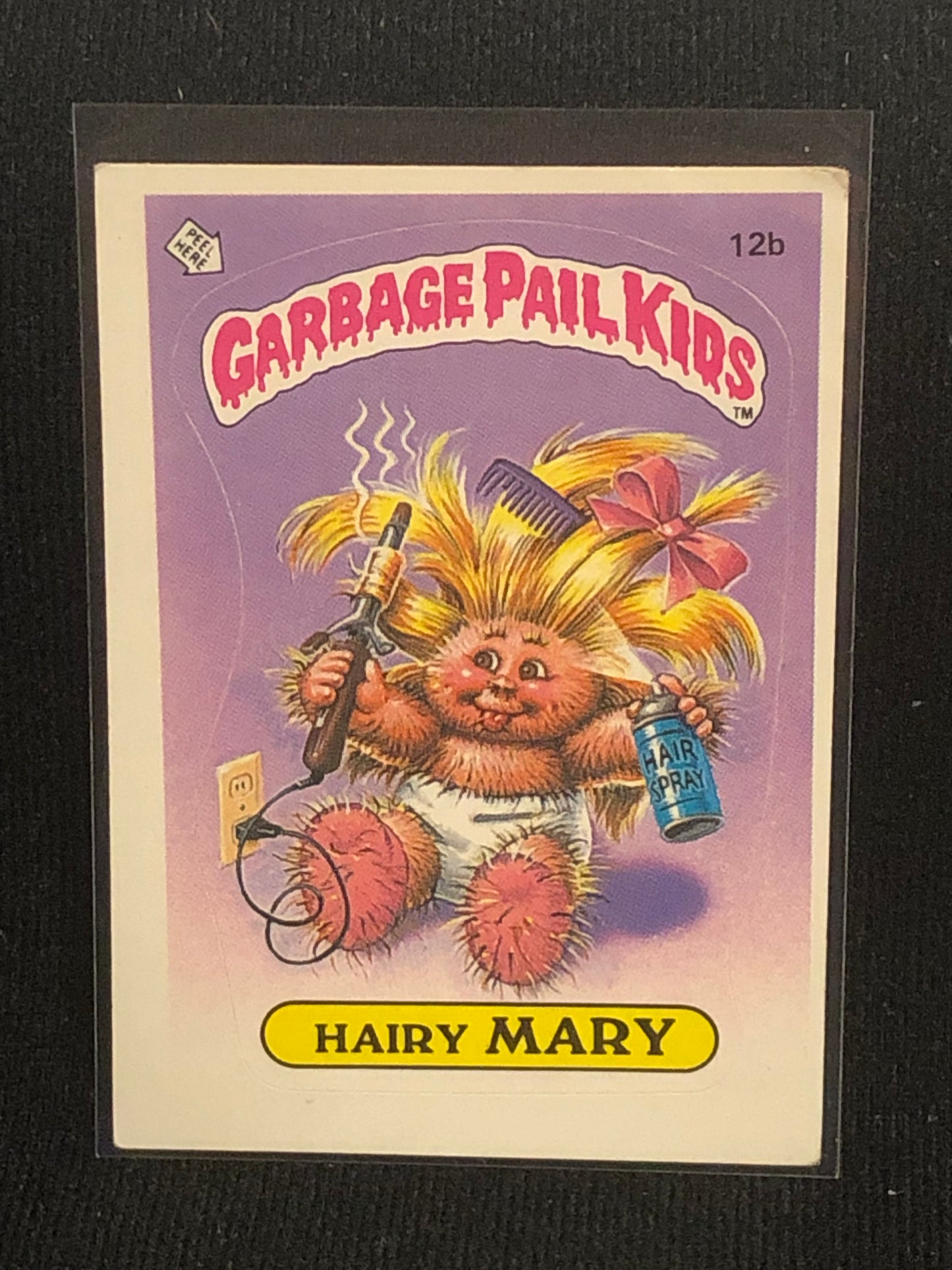 Garbage Pail Kids Original Series 1 (os1) 12b Hairy Mary