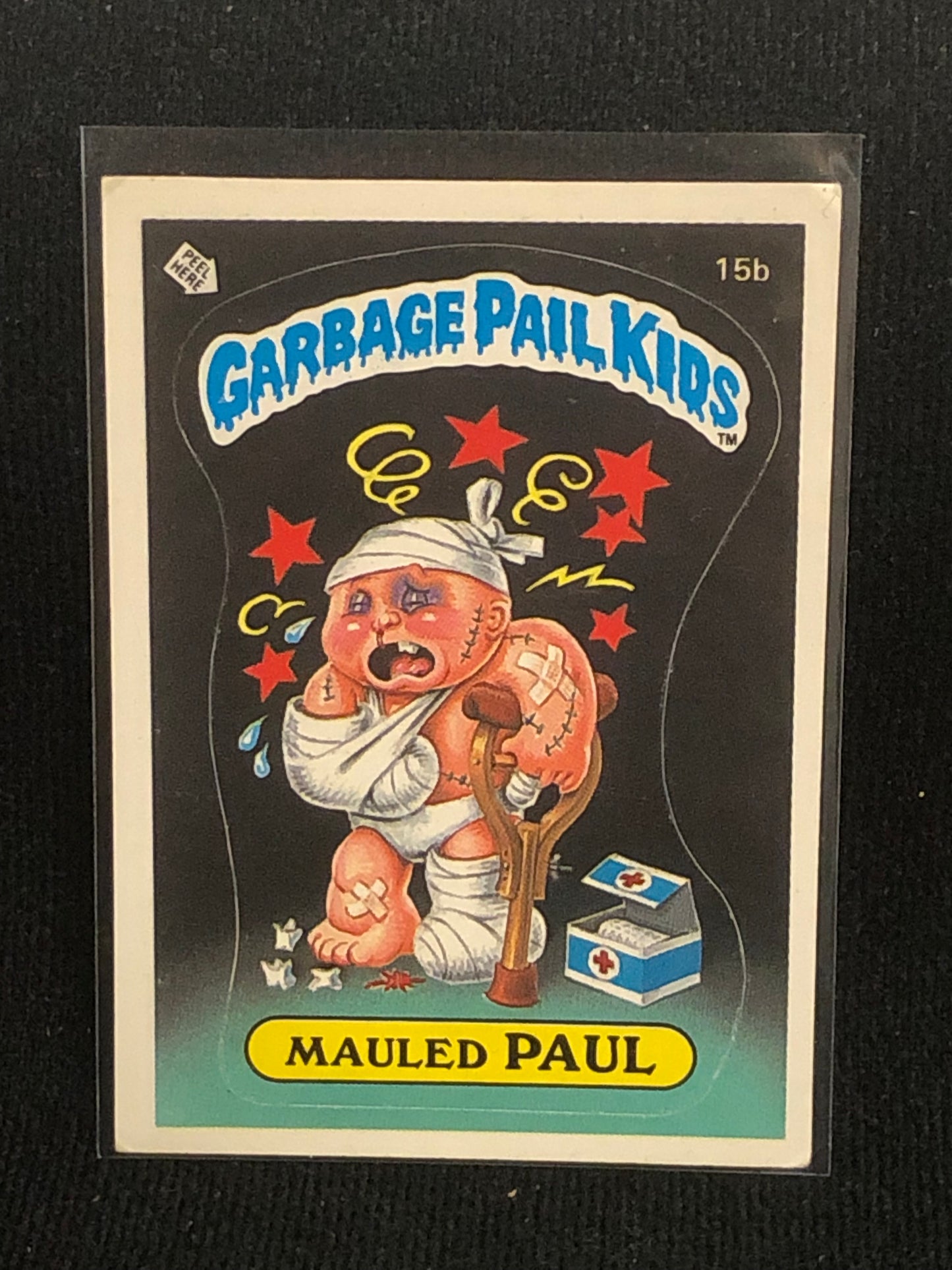 Garbage Pail Kids Original Series 1 (os1) 15b Mauled Paul