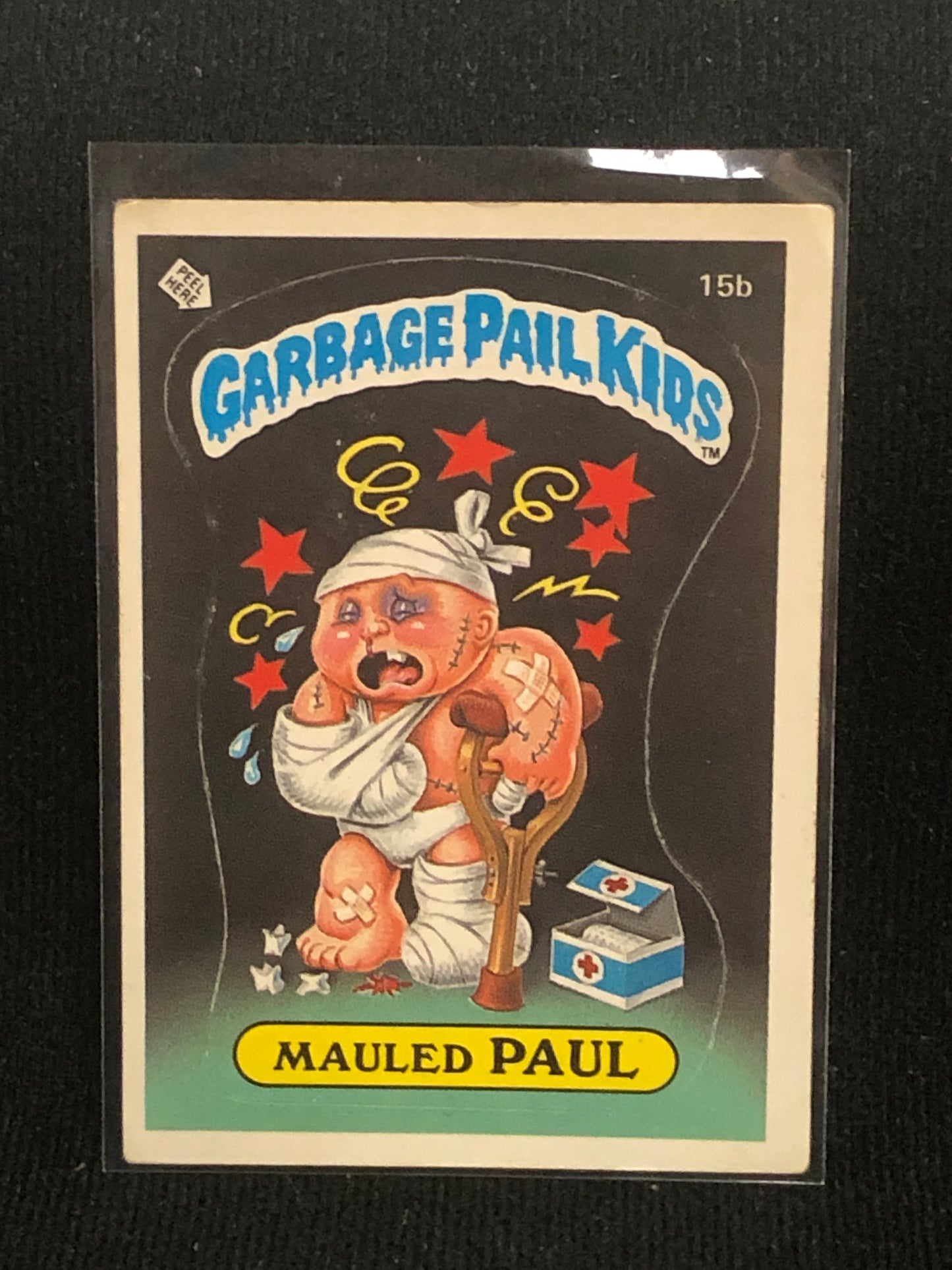 Garbage Pail Kids Original Series 1 (os1) 15b Mauled Paul