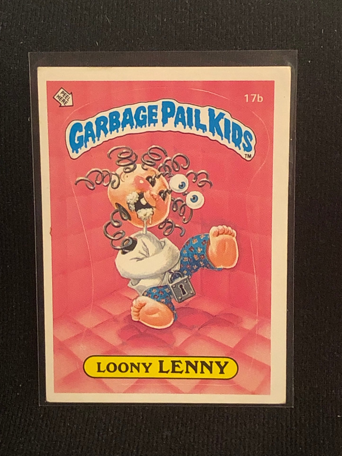 Garbage Pail Kids Original Series 1 (os1) 17b Loony Lenny