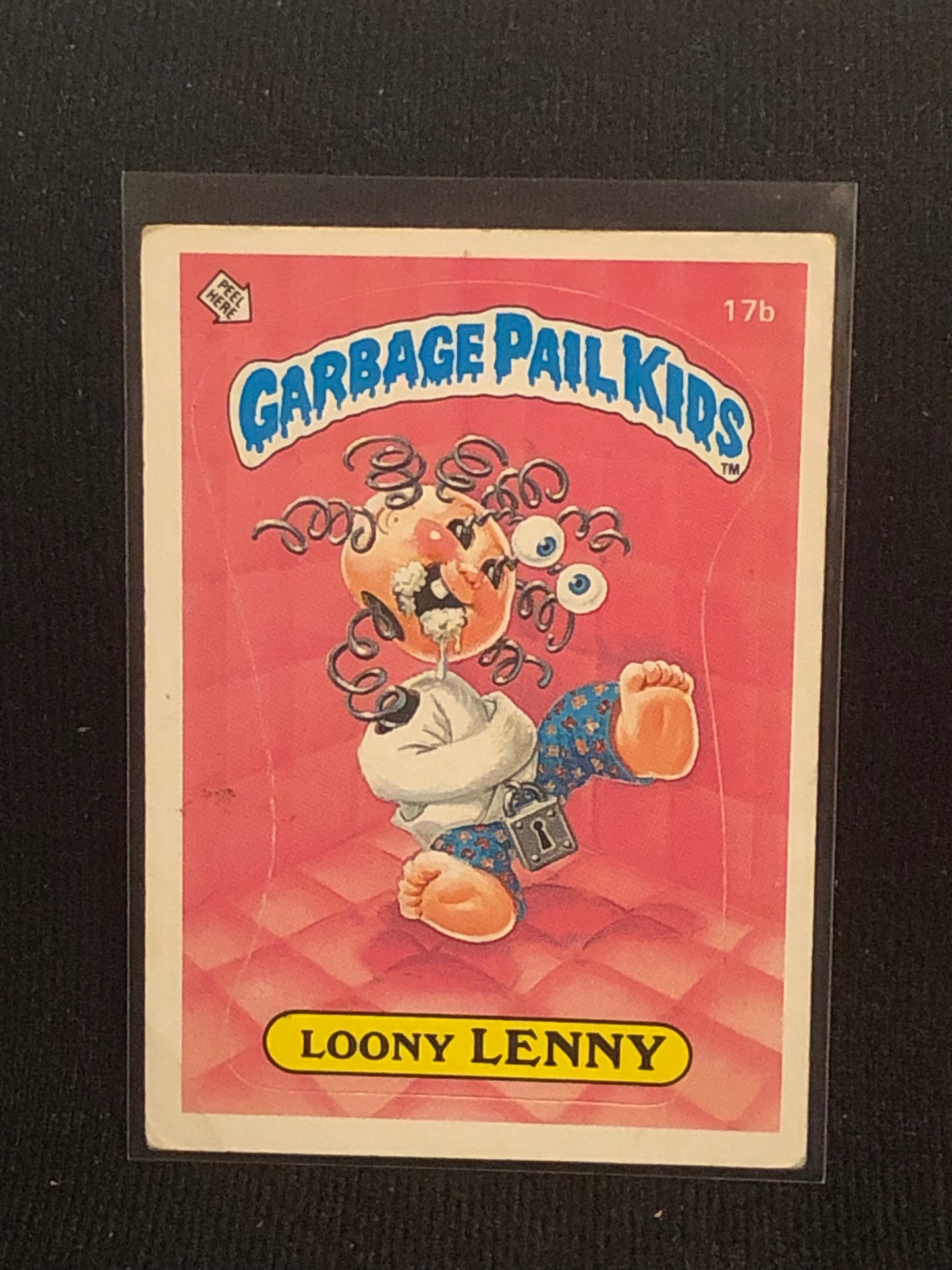 Garbage Pail Kids Original Series 1 (os1) 17b Loony Lenny