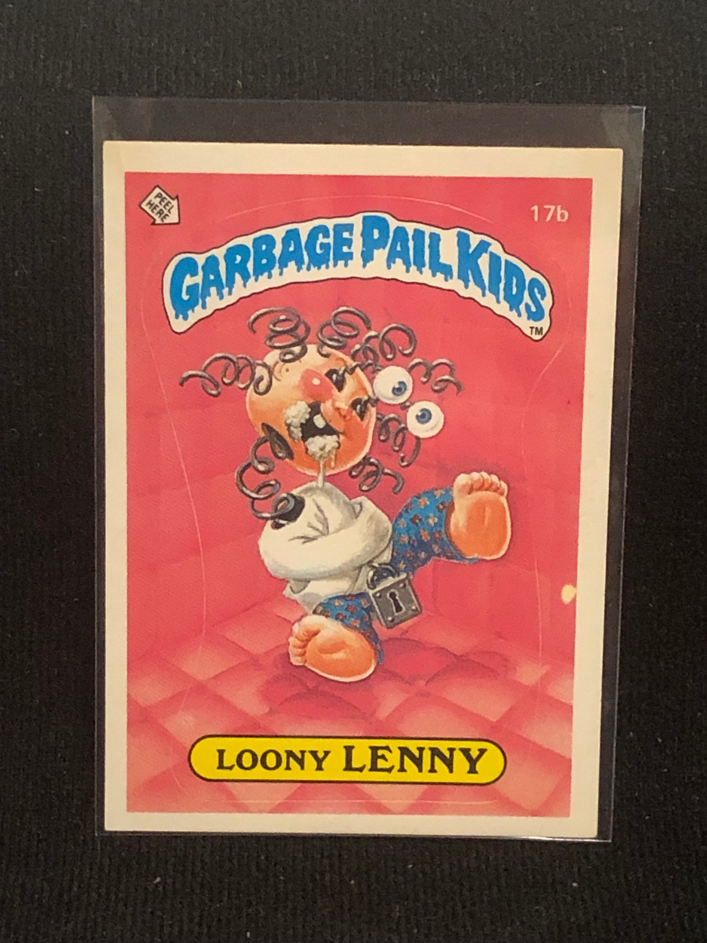 Garbage Pail Kids Original Series 1 (os1) 17b Loony Lenny