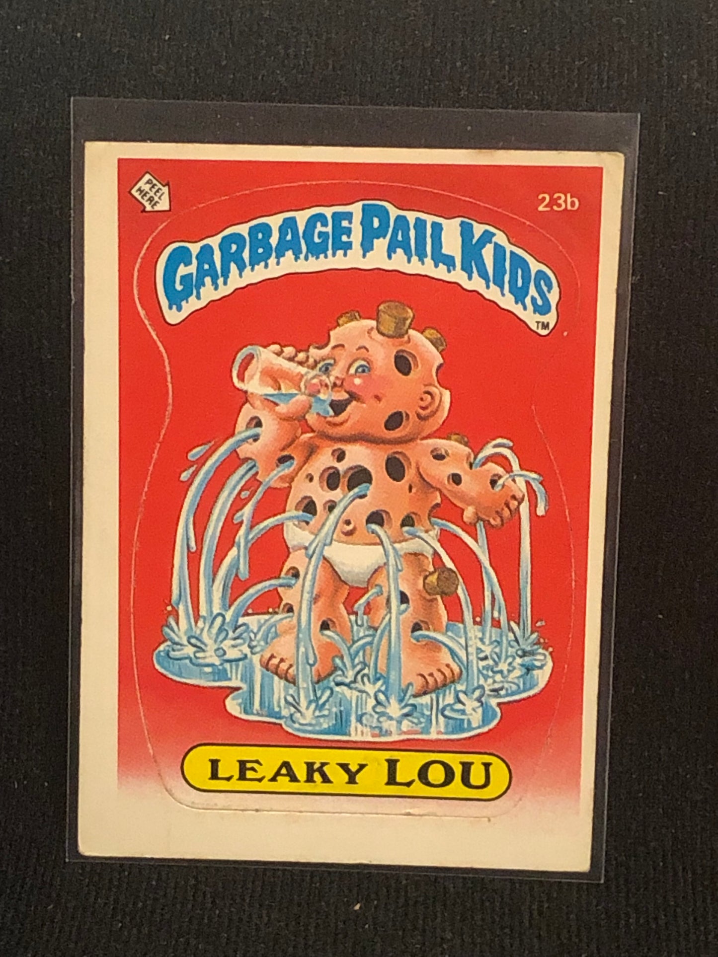 Garbage Pail Kids Original Series 1 (os1) 23b Leaky Lou