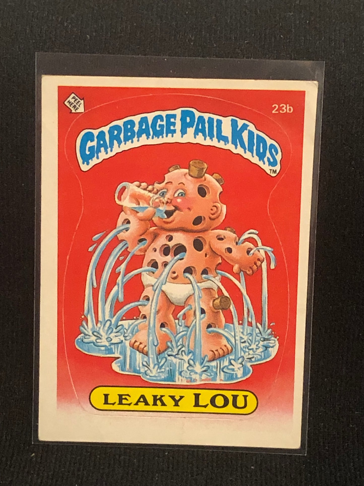 Garbage Pail Kids Original Series 1 (os1) 23b Leaky Lou