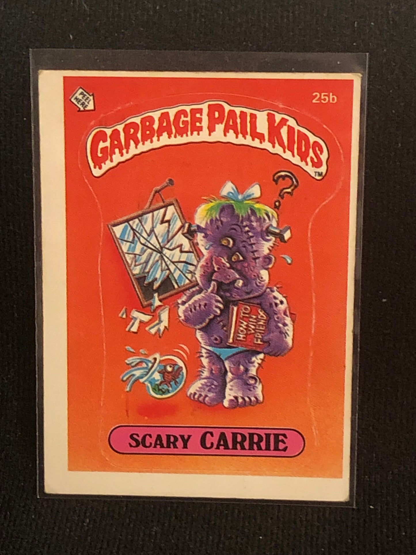 Garbage Pail Kids Original Series 1 (os1) 25b Scary Carrie