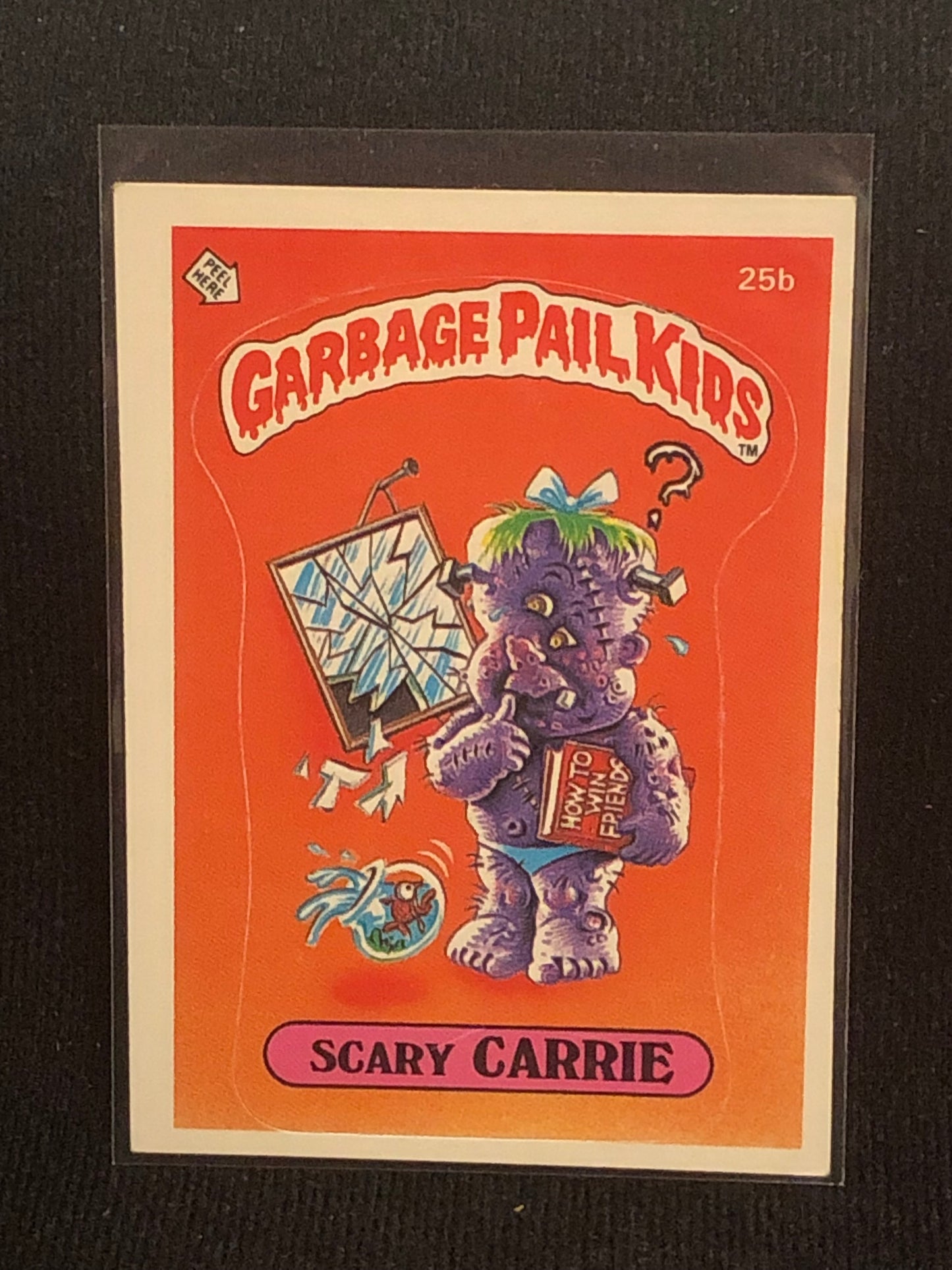 Garbage Pail Kids Original Series 1 (os1) 25b Scary Carrie