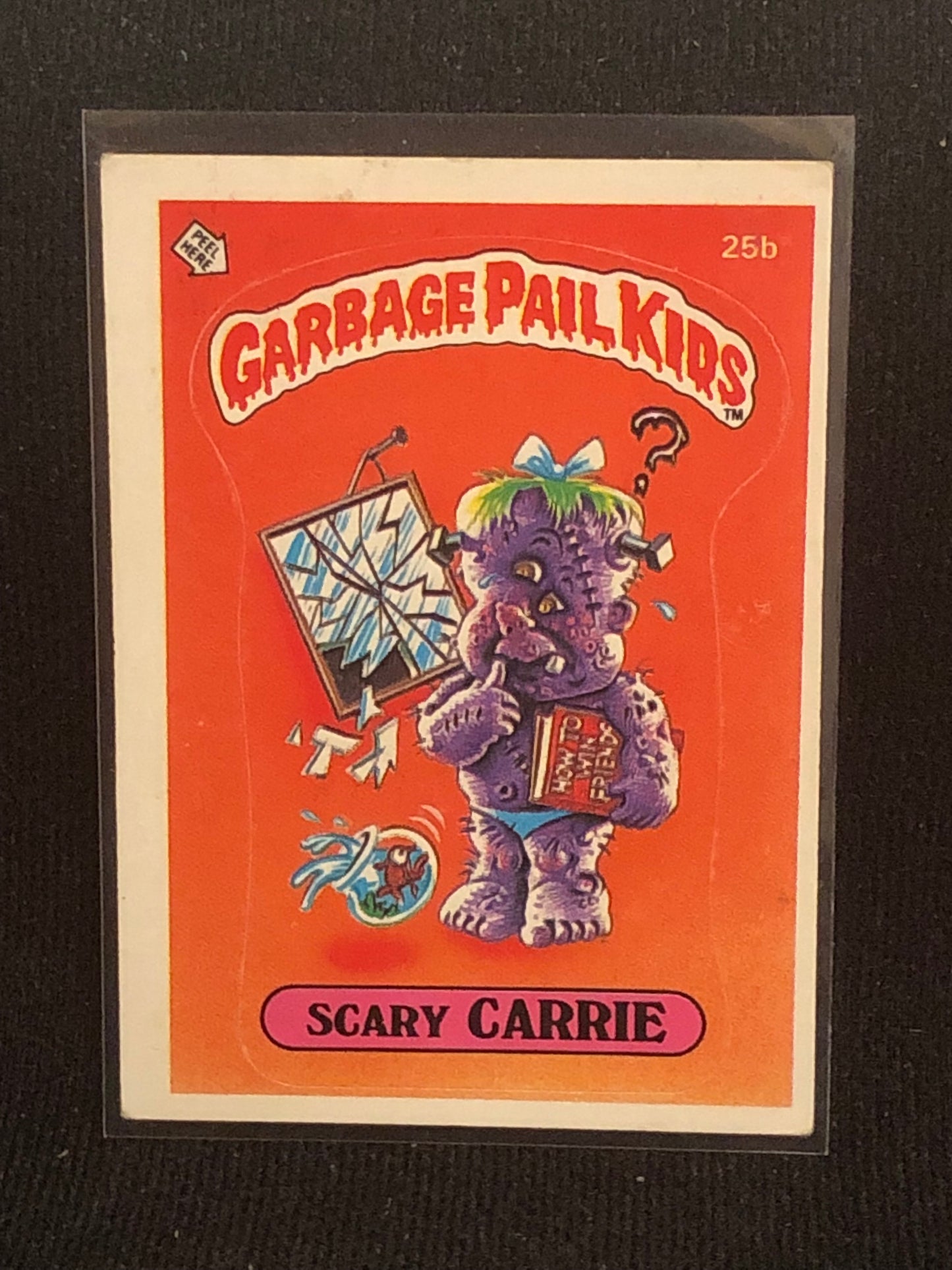 Garbage Pail Kids Original Series 1 (os1) 25b Scary Carrie