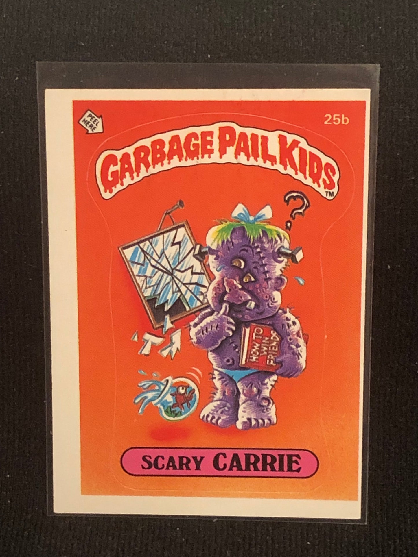 Garbage Pail Kids Original Series 1 (os1) 25b Scary Carrie