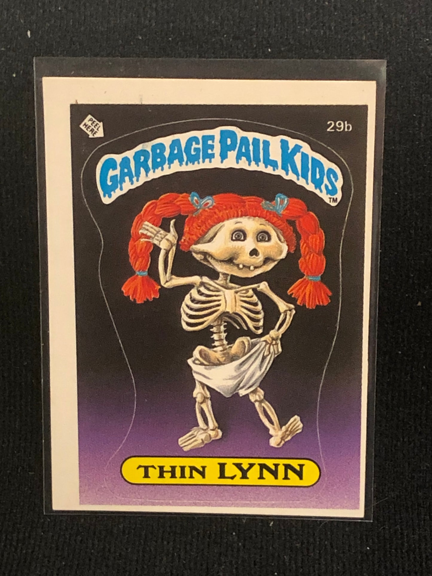 Garbage Pail Kids Original Series 1 (os1) 29b Thin Lynn