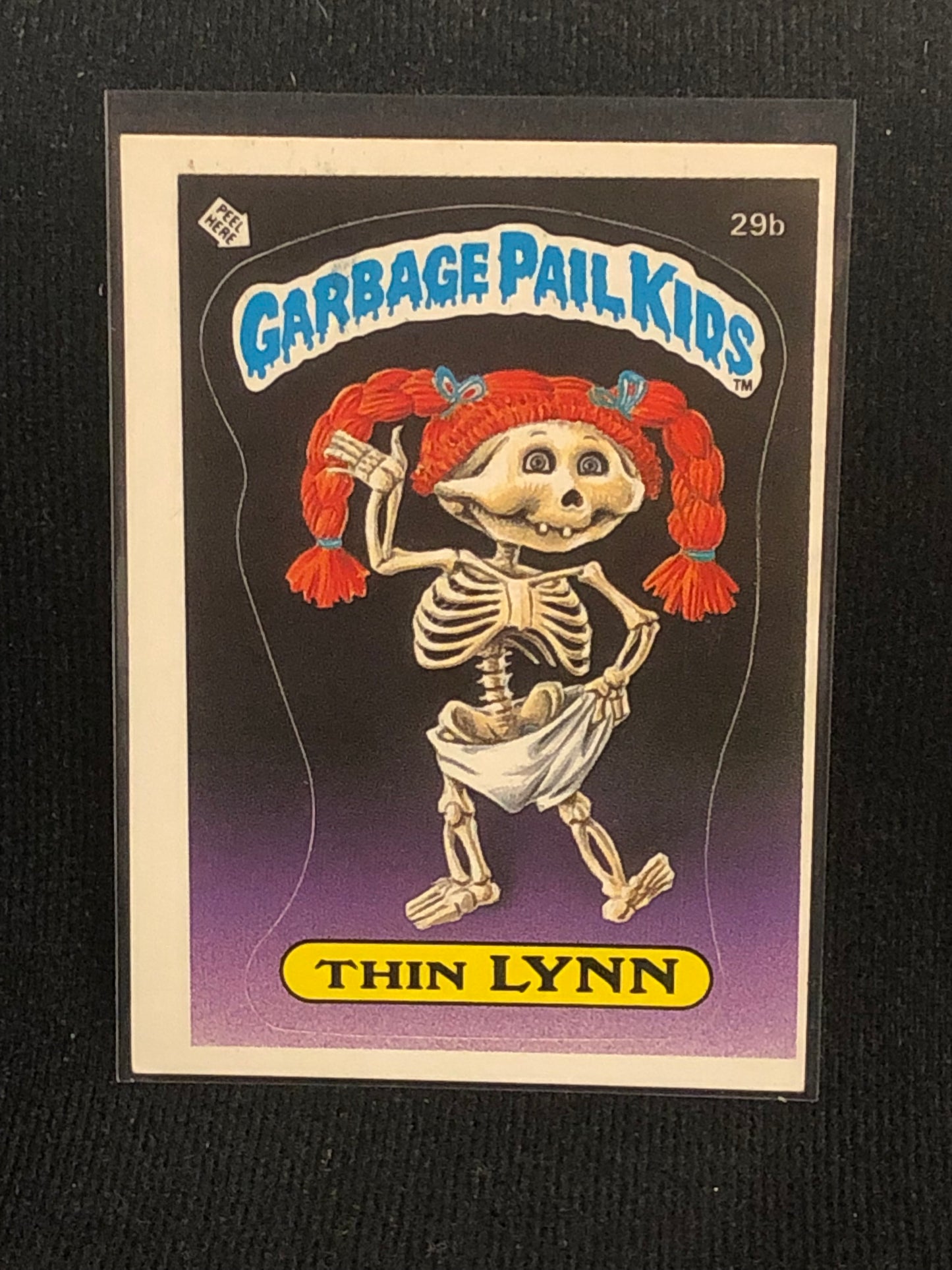 Garbage Pail Kids Original Series 1 (os1) 29b Thin Lynn