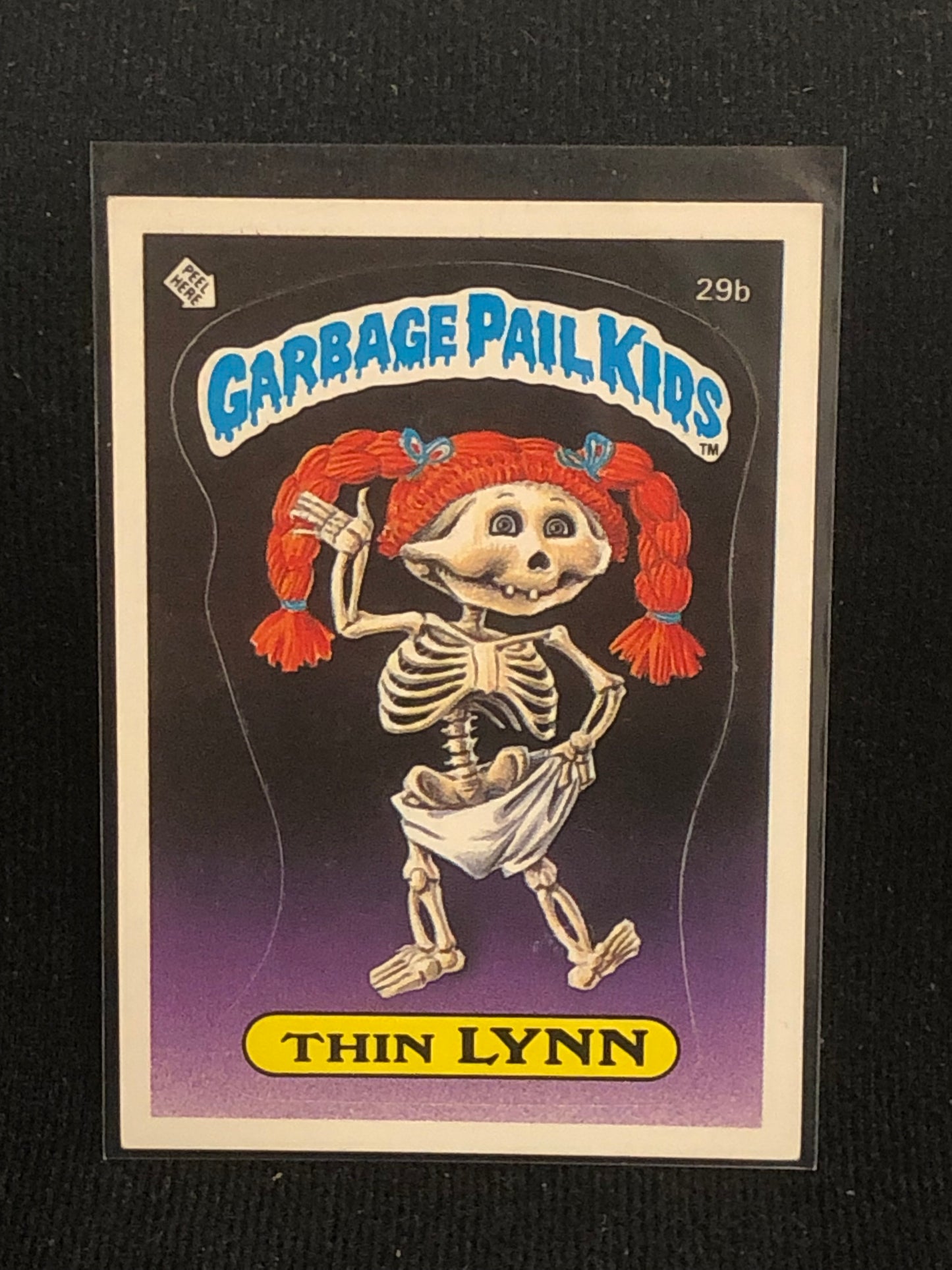 Garbage Pail Kids Original Series 1 (os1) 29b Thin Lynn