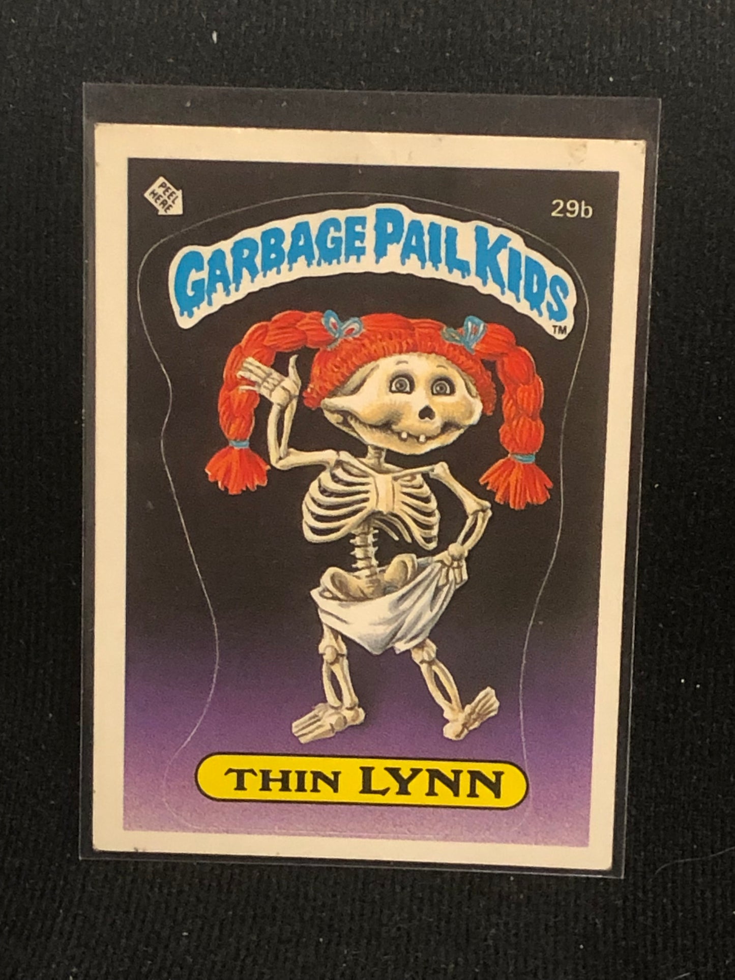 Garbage Pail Kids Original Series 1 (os1) 29b Thin Lynn