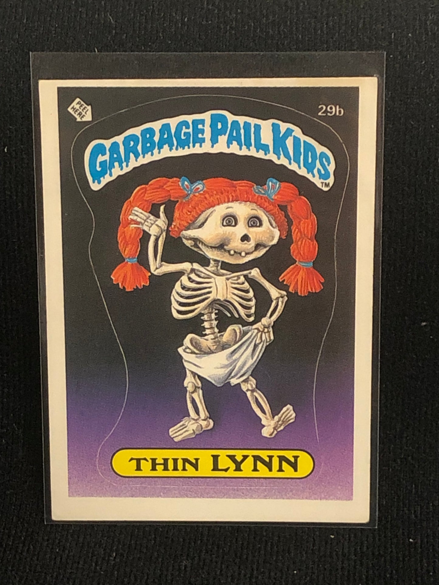 Garbage Pail Kids Original Series 1 (os1) 29b Thin Lynn