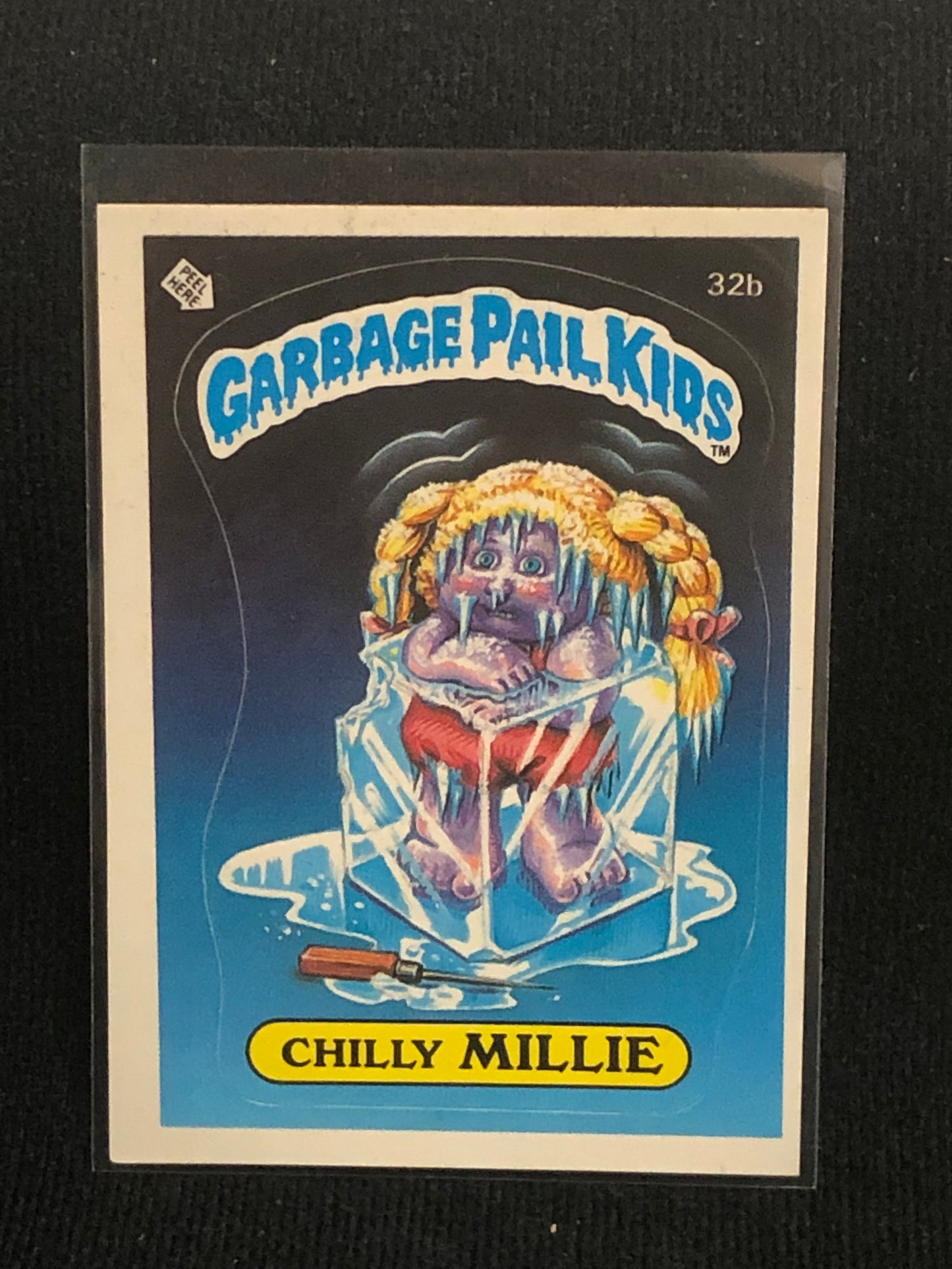 Garbage Pail Kids Original Series 1 (os1) 32b Chilly Millie