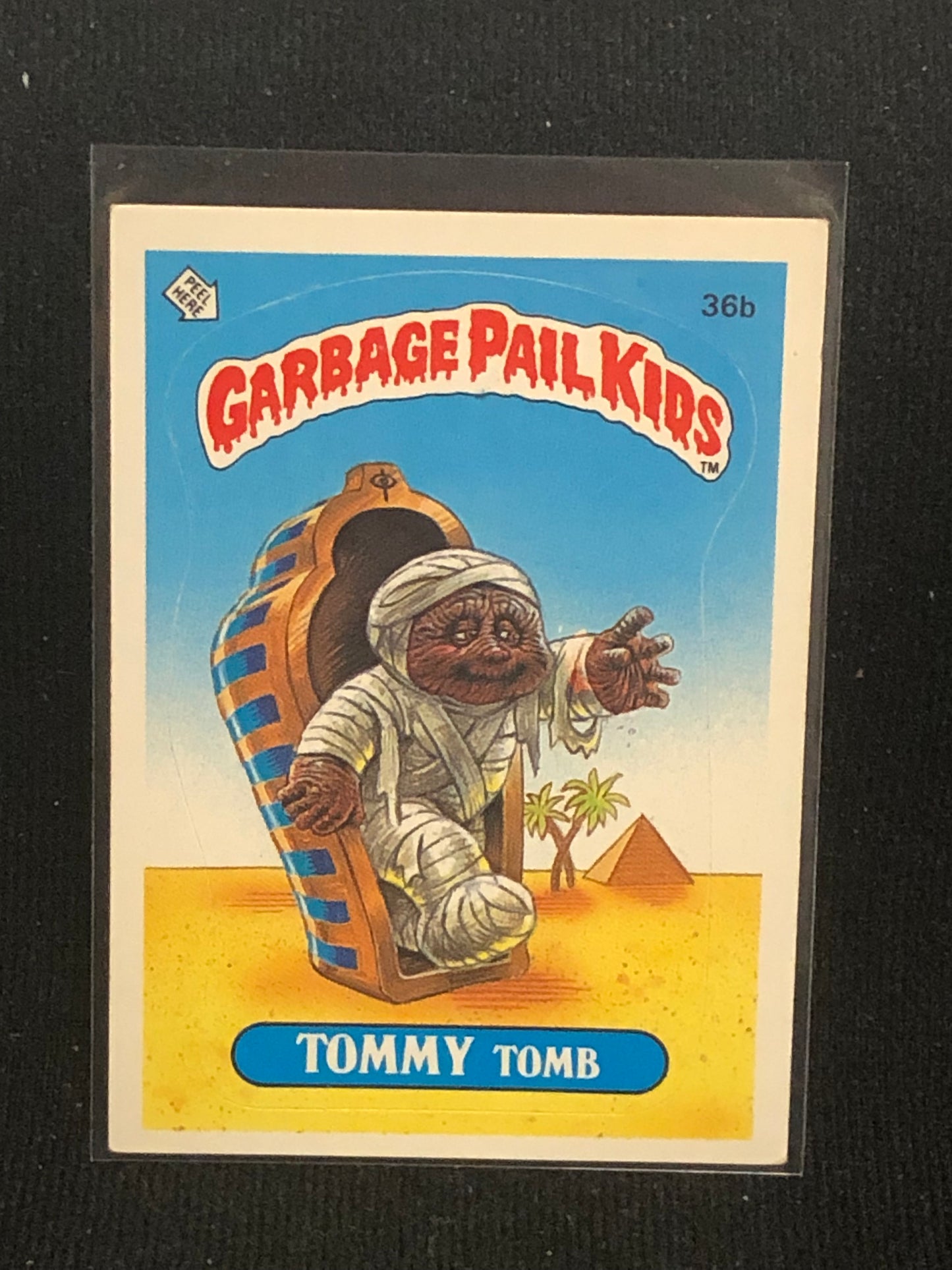 Garbage Pail Kids Original Series 1 (os1) 36b Tommy Tomb