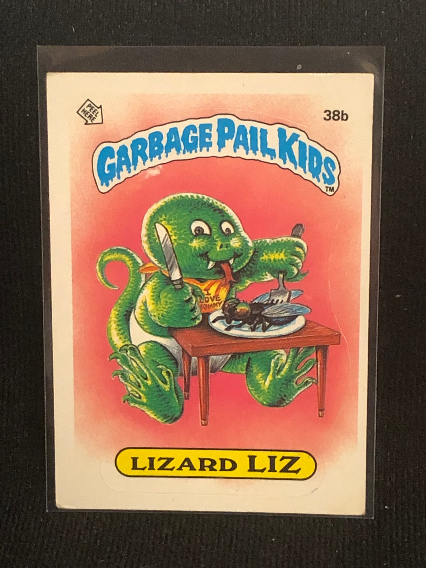 Garbage Pail Kids Original Series 1 (os1) 38b Lizard Liz