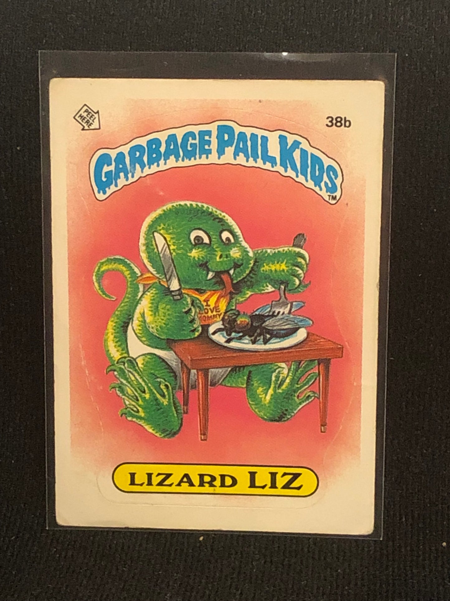 Garbage Pail Kids Original Series 1 (os1) 38b Lizard Liz