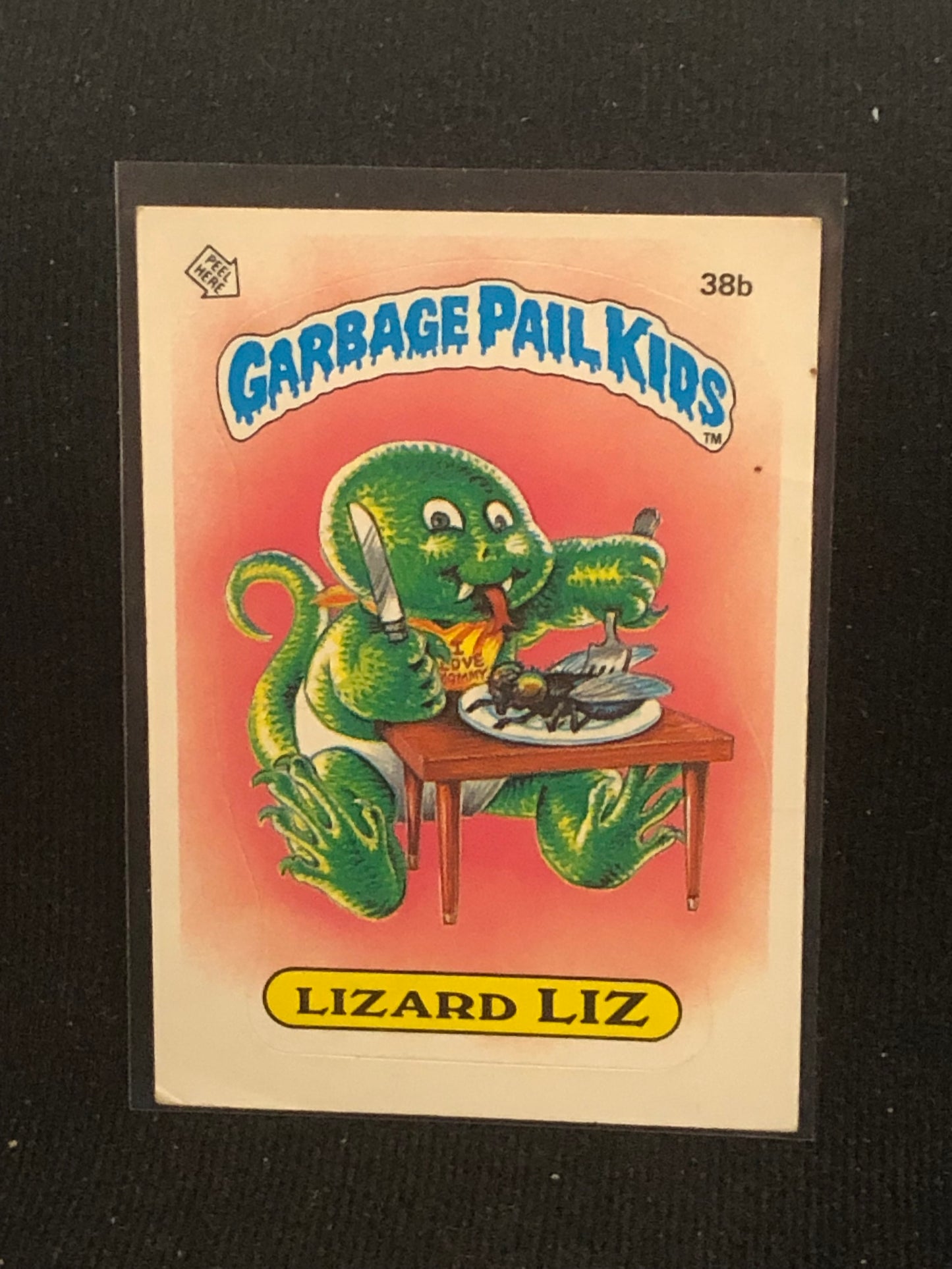 Garbage Pail Kids Original Series 1 (os1) 38b Lizard Liz