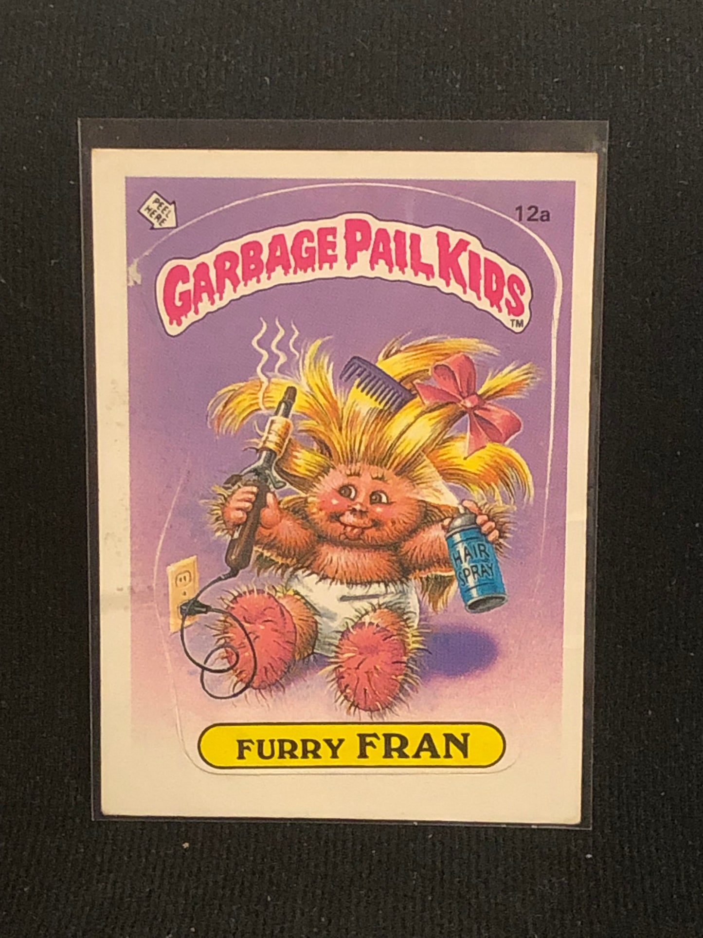 Garbage Pail Kids Original Series 1 (os1) 12a Furry Fran