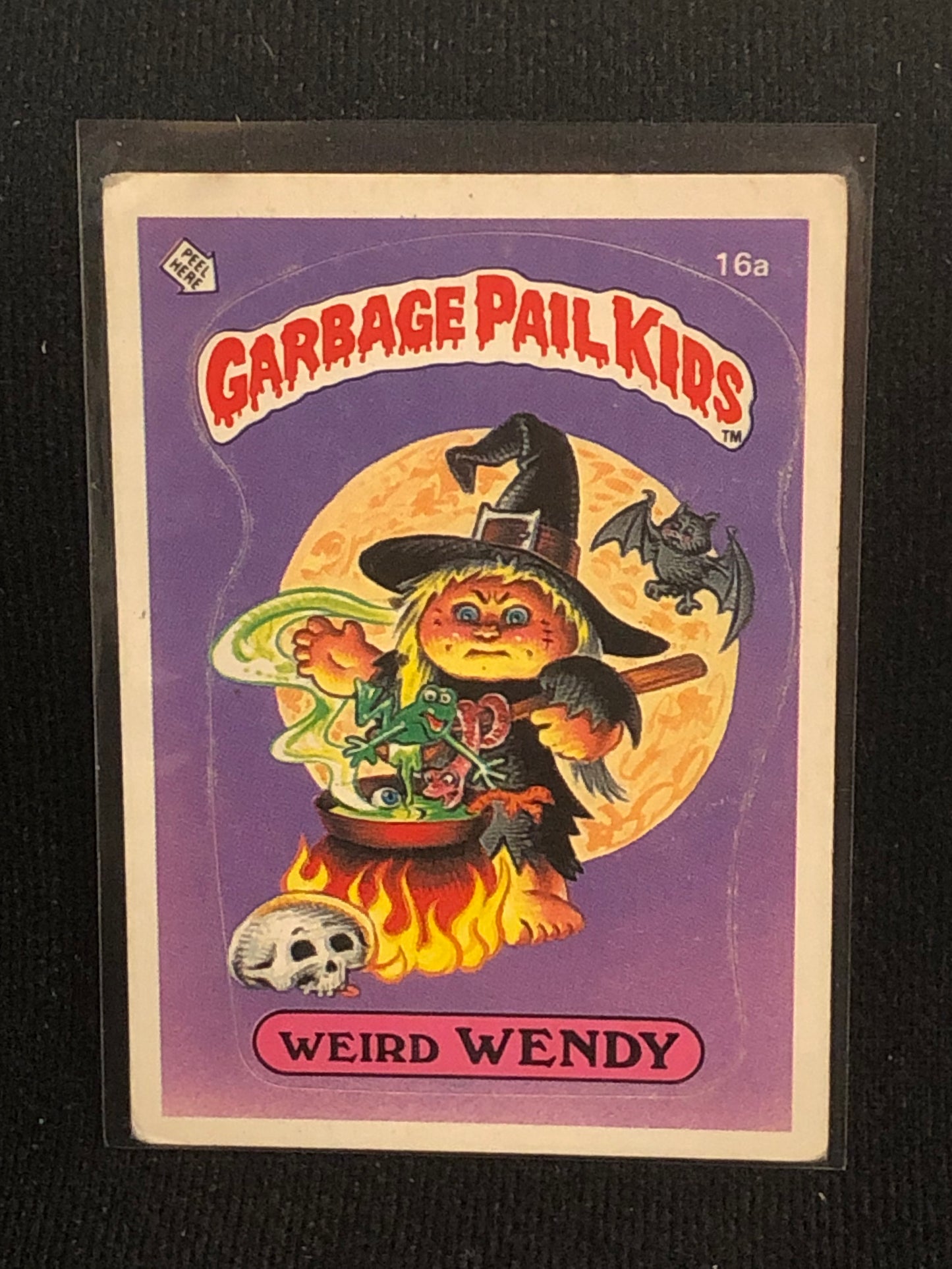 Garbage Pail Kids Original Series 1 (os1) 16a Weird Wendy