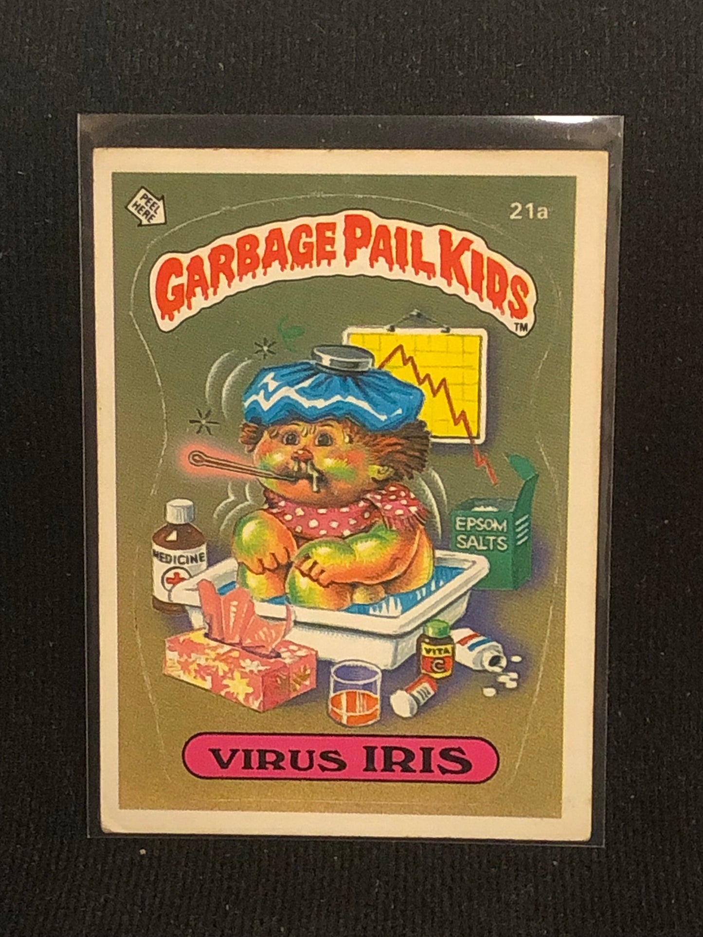 Garbage Pail Kids Original Series 1 (os1) 21a Virus Iris