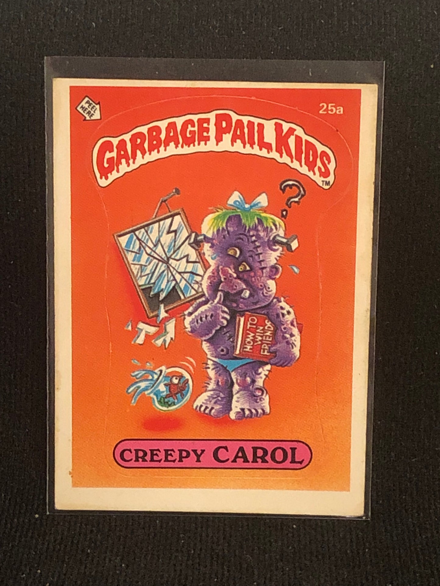 Garbage Pail Kids Original Series 1 (os1) 25a Creepy Carol