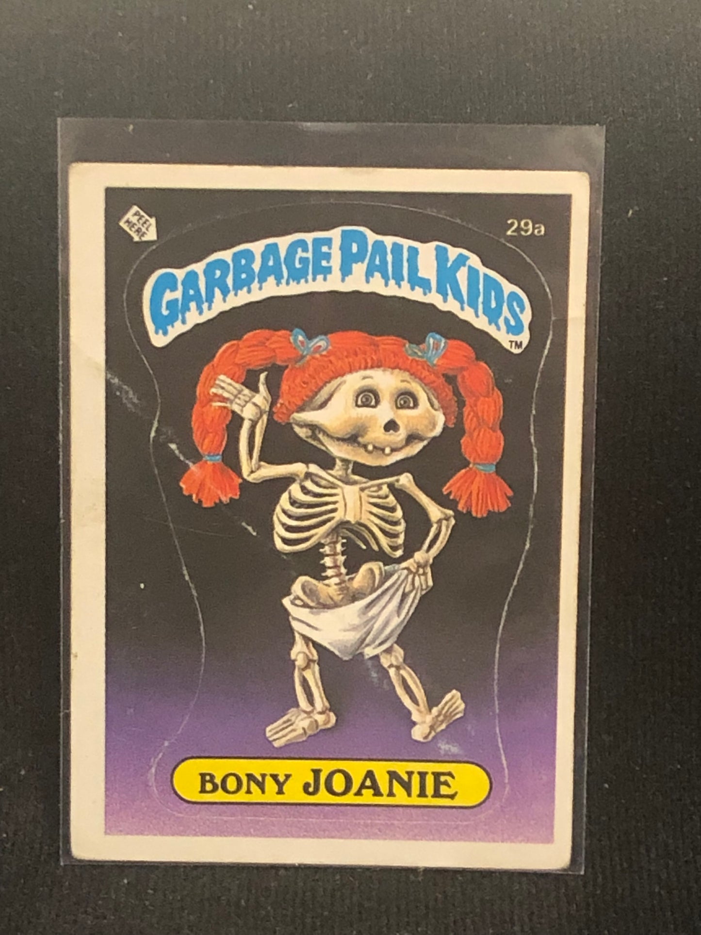 Garbage Pail Kids Original Series 1 (os1) 29a Bony Joanie