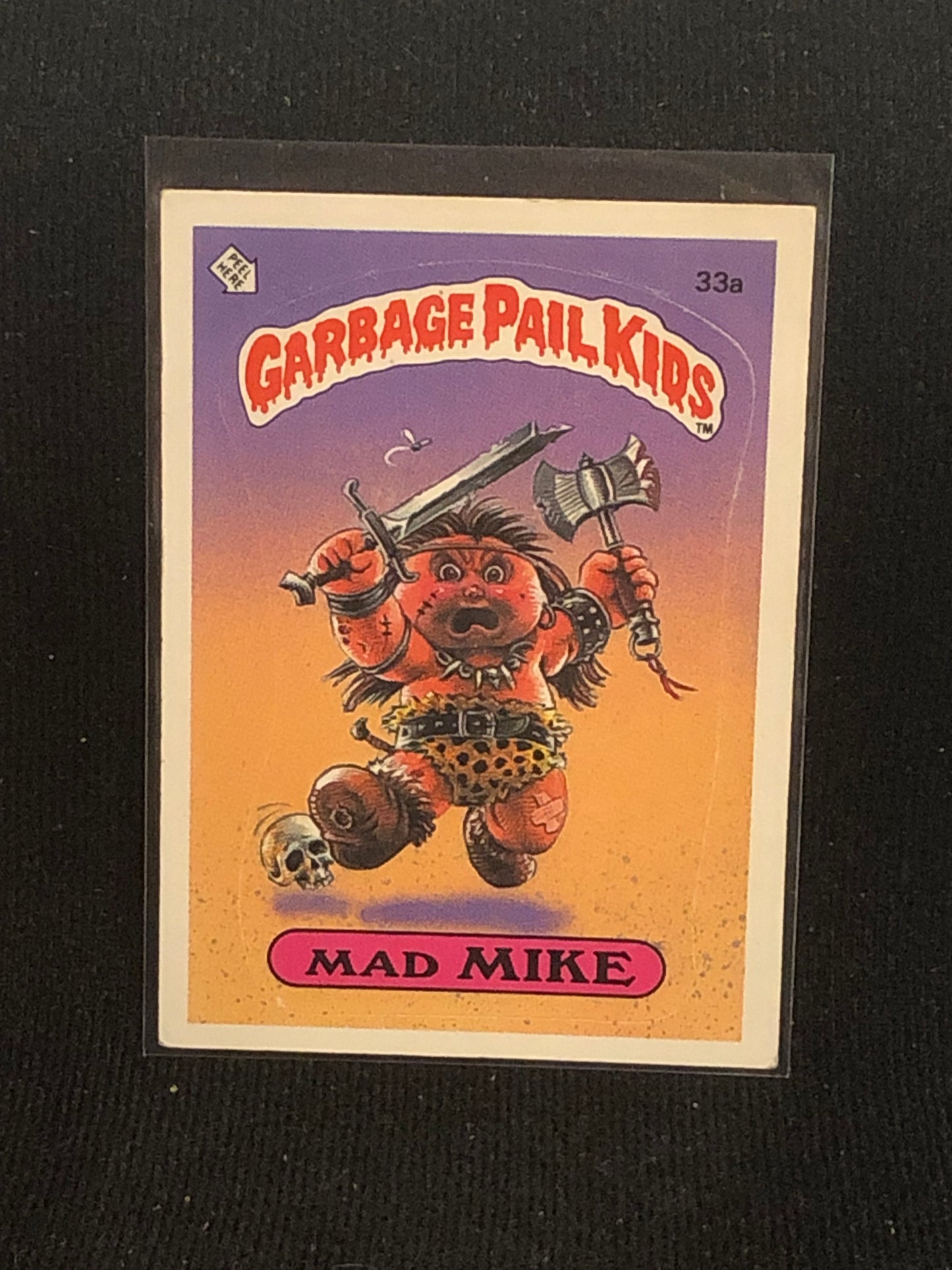 Garbage Pail Kids Original Series 1 (os1) 33a Mad Mike