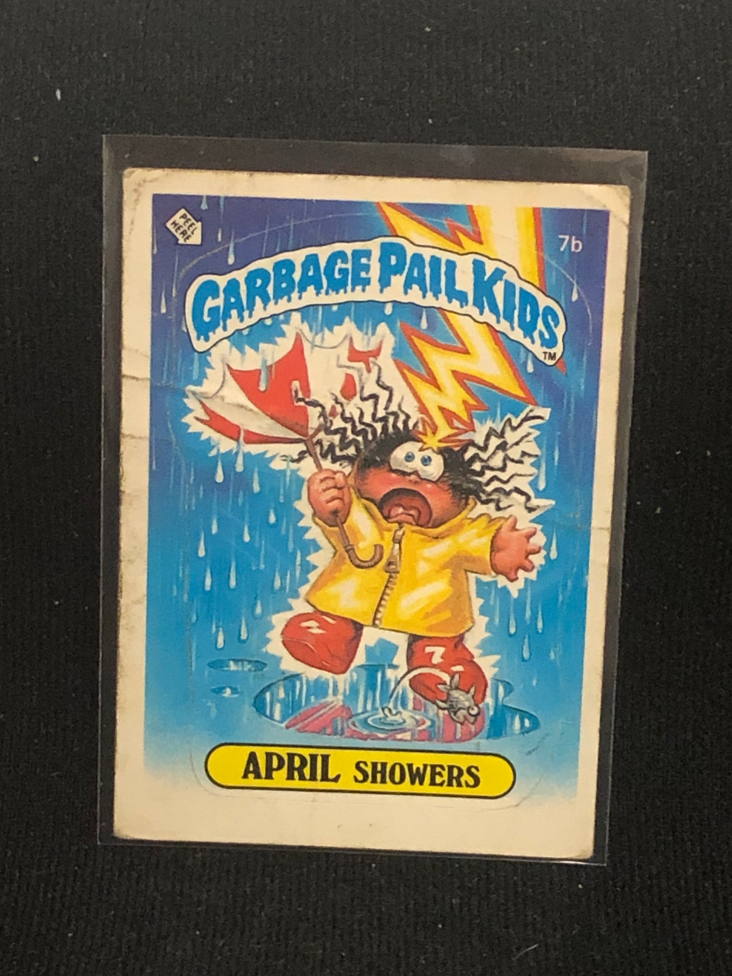 Garbage Pail Kids Original Series 1 (os1) 7b April Showers