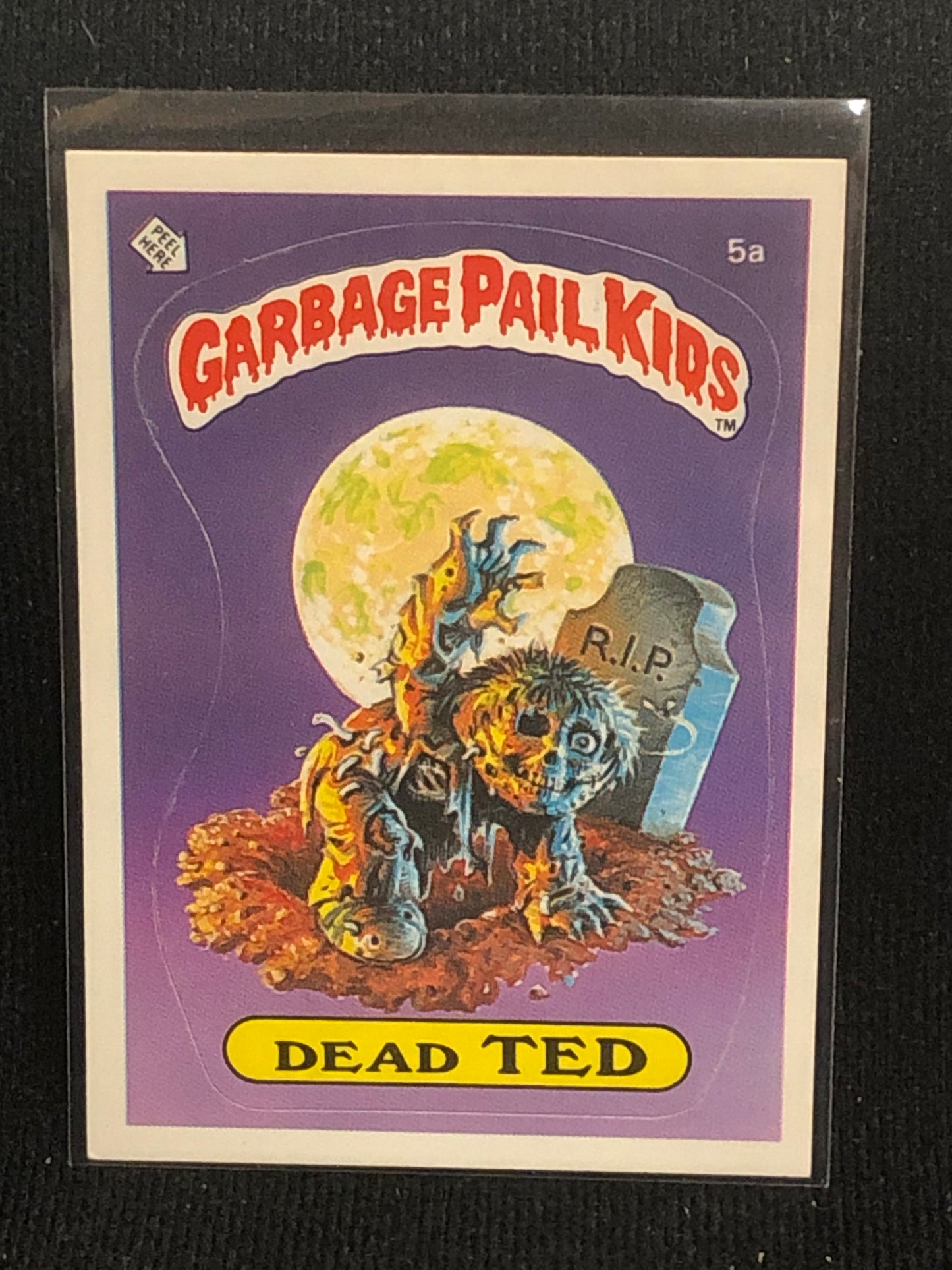 Garbage Pail Kids Original Series 1 (os1) 5a Dead Ted