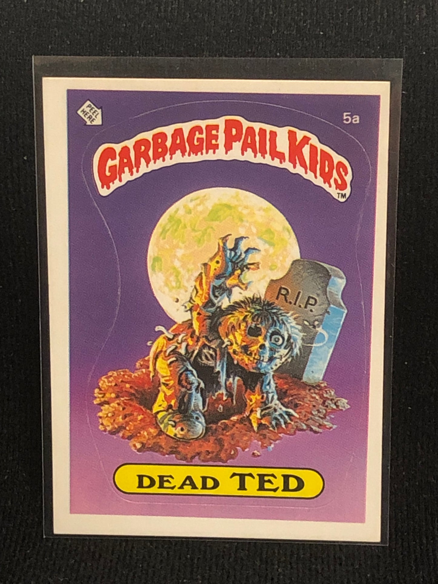 Garbage Pail Kids Original Series 1 (os1) 5a Dead Ted