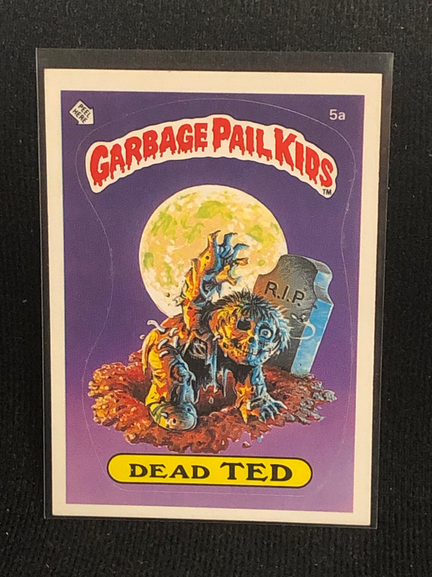 Garbage Pail Kids Original Series 1 (os1) 5a Dead Ted