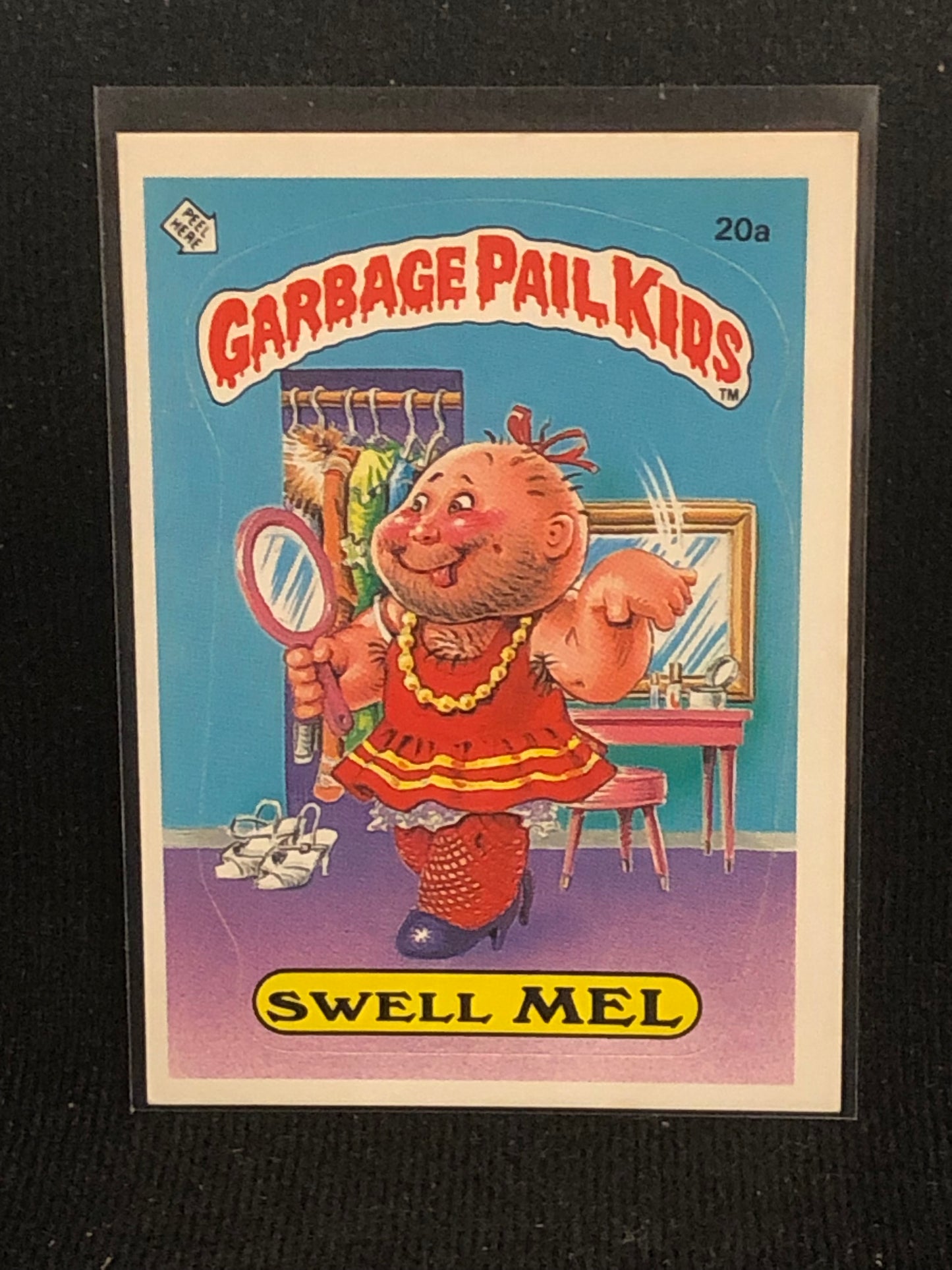 Garbage Pail Kids Original Series 1 (os1) 20a Swell Mel