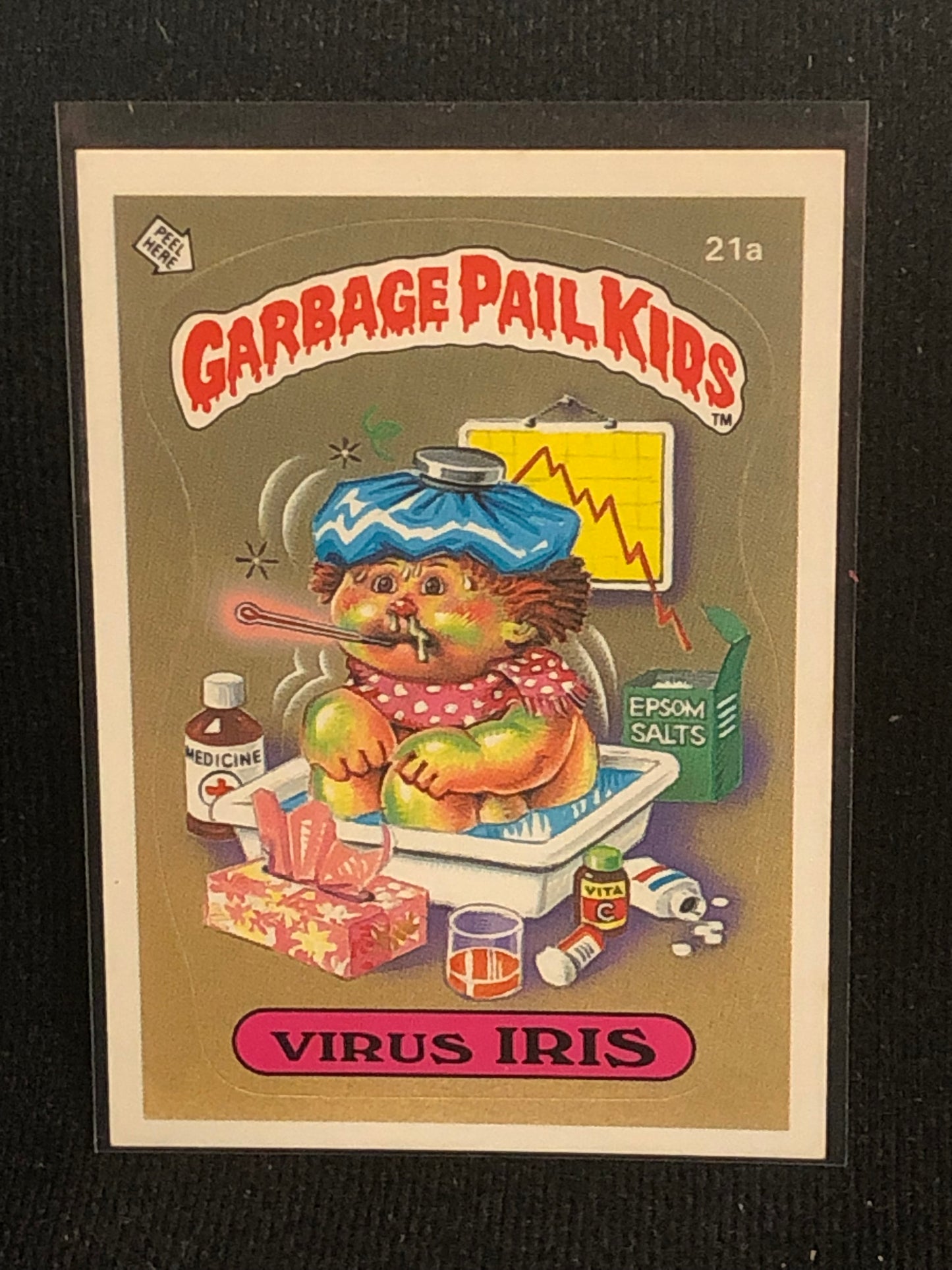 Garbage Pail Kids Original Series 1 (os1) 21a Virus Iris