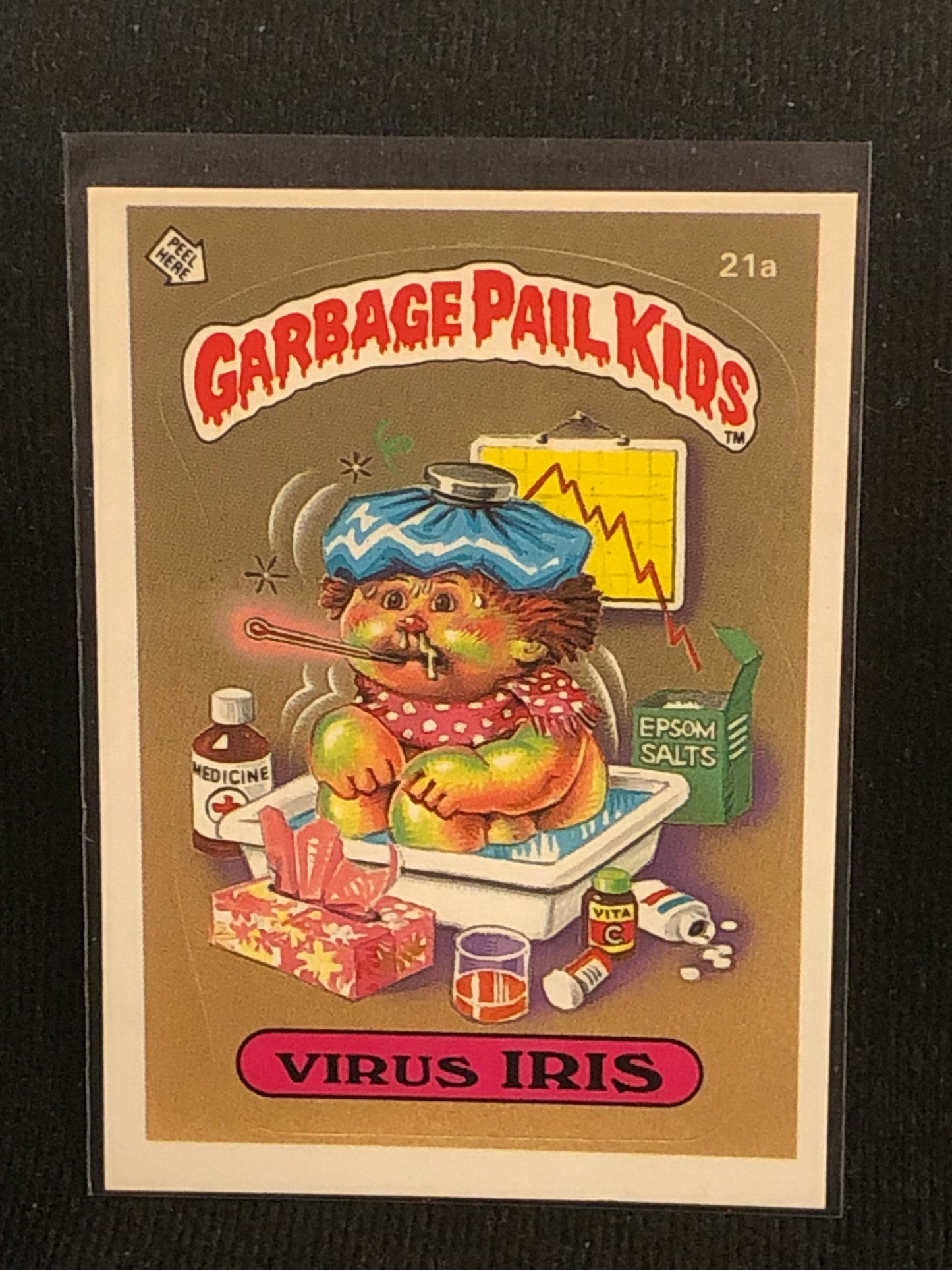 Garbage Pail Kids Original Series 1 (os1) 21a Virus Iris