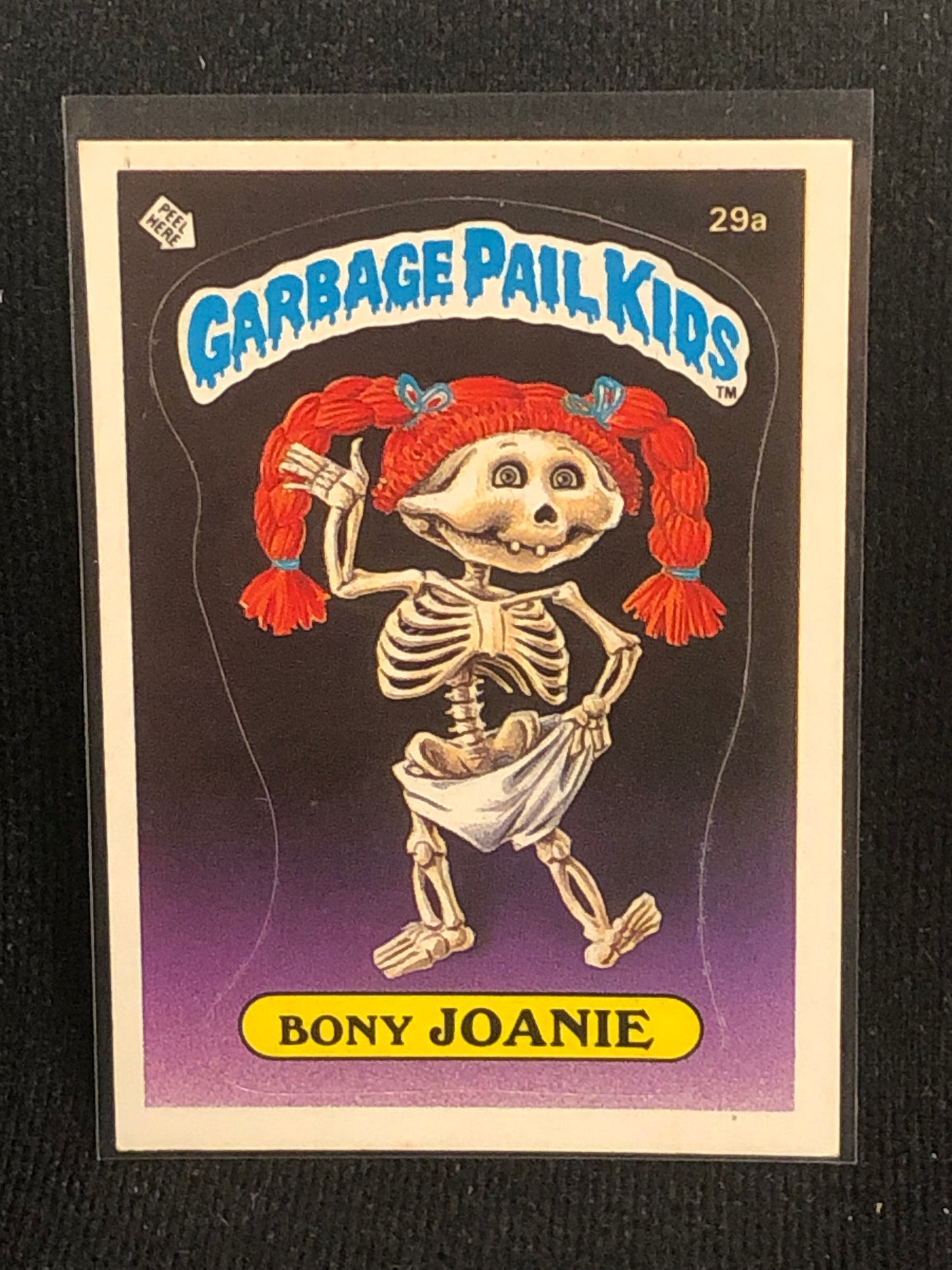 Garbage Pail Kids Original Series 1 (os1) 29a Bony Joanie