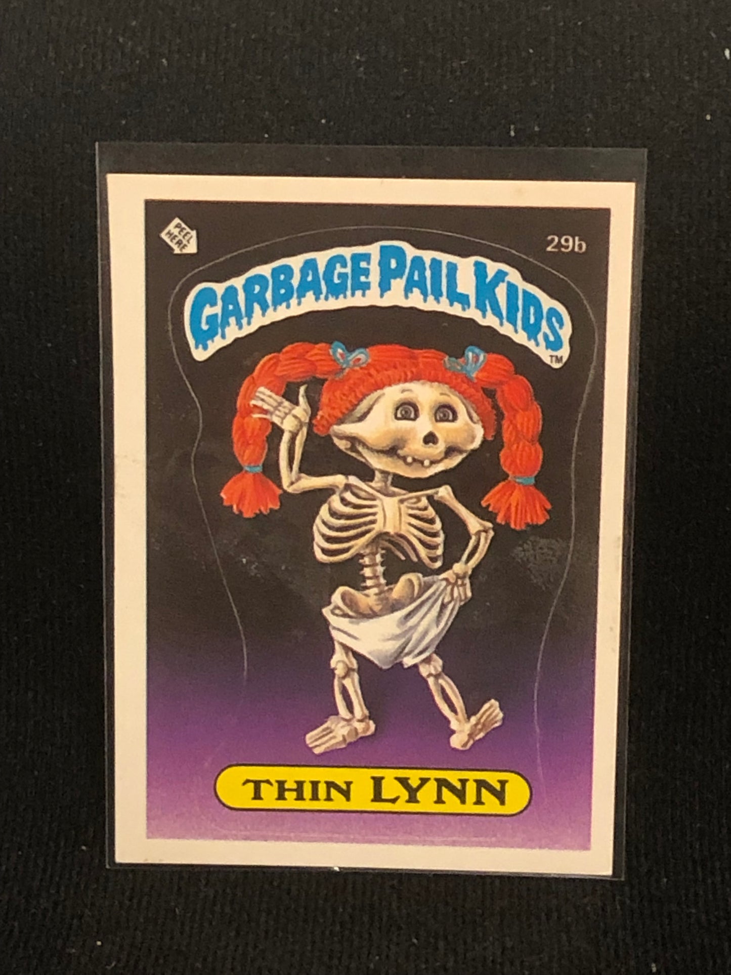 Garbage Pail Kids Original Series 1 (os1) 29b Thin Lynn