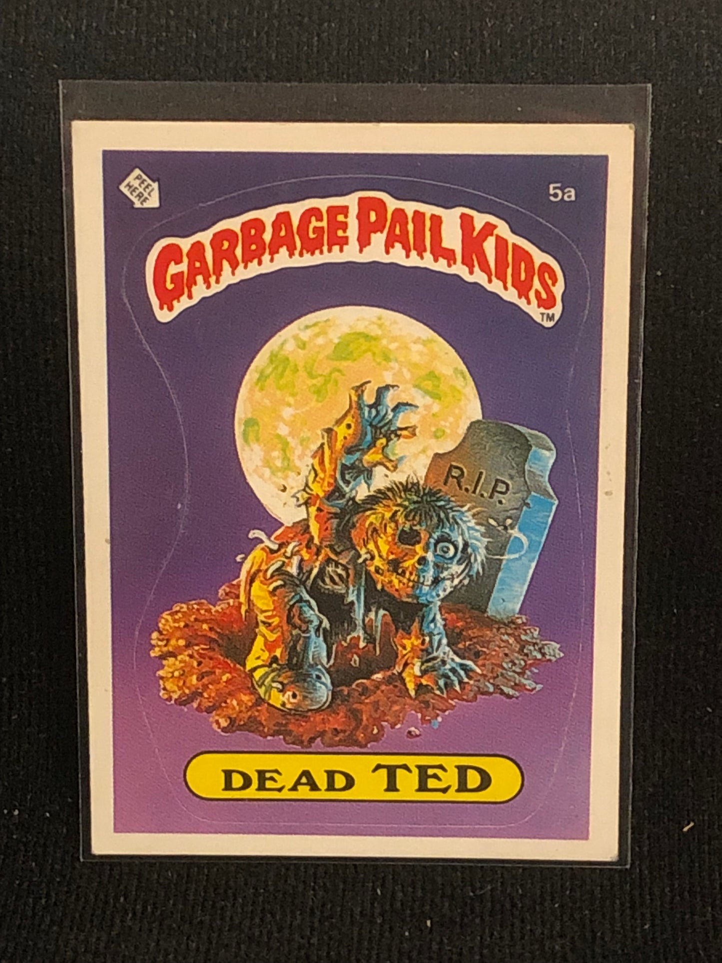 Garbage Pail Kids Original Series 1 (os1) 5a Dead Ted