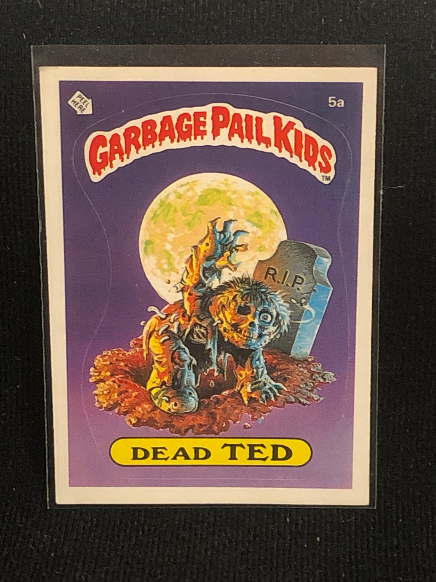 Garbage Pail Kids Original Series 1 (os1) 5a Dead Ted