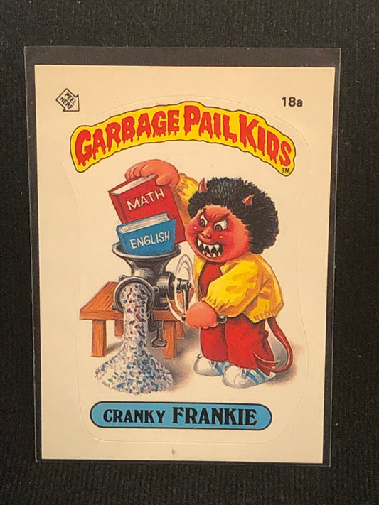 Garbage Pail Kids Original Series 1 (os1) 18a Cranky Frankie