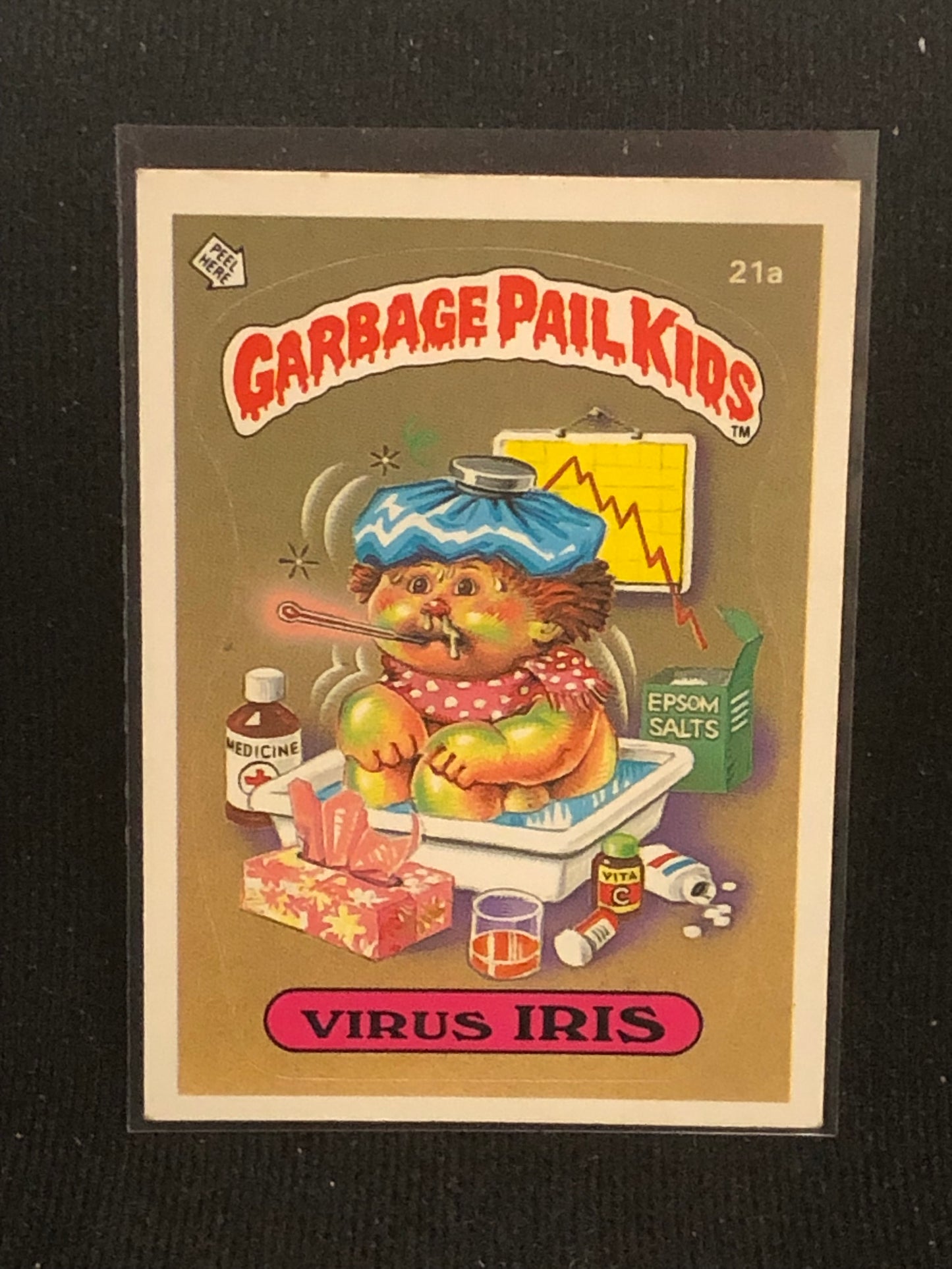 Garbage Pail Kids Original Series 1 (os1) 21a Virus Iris