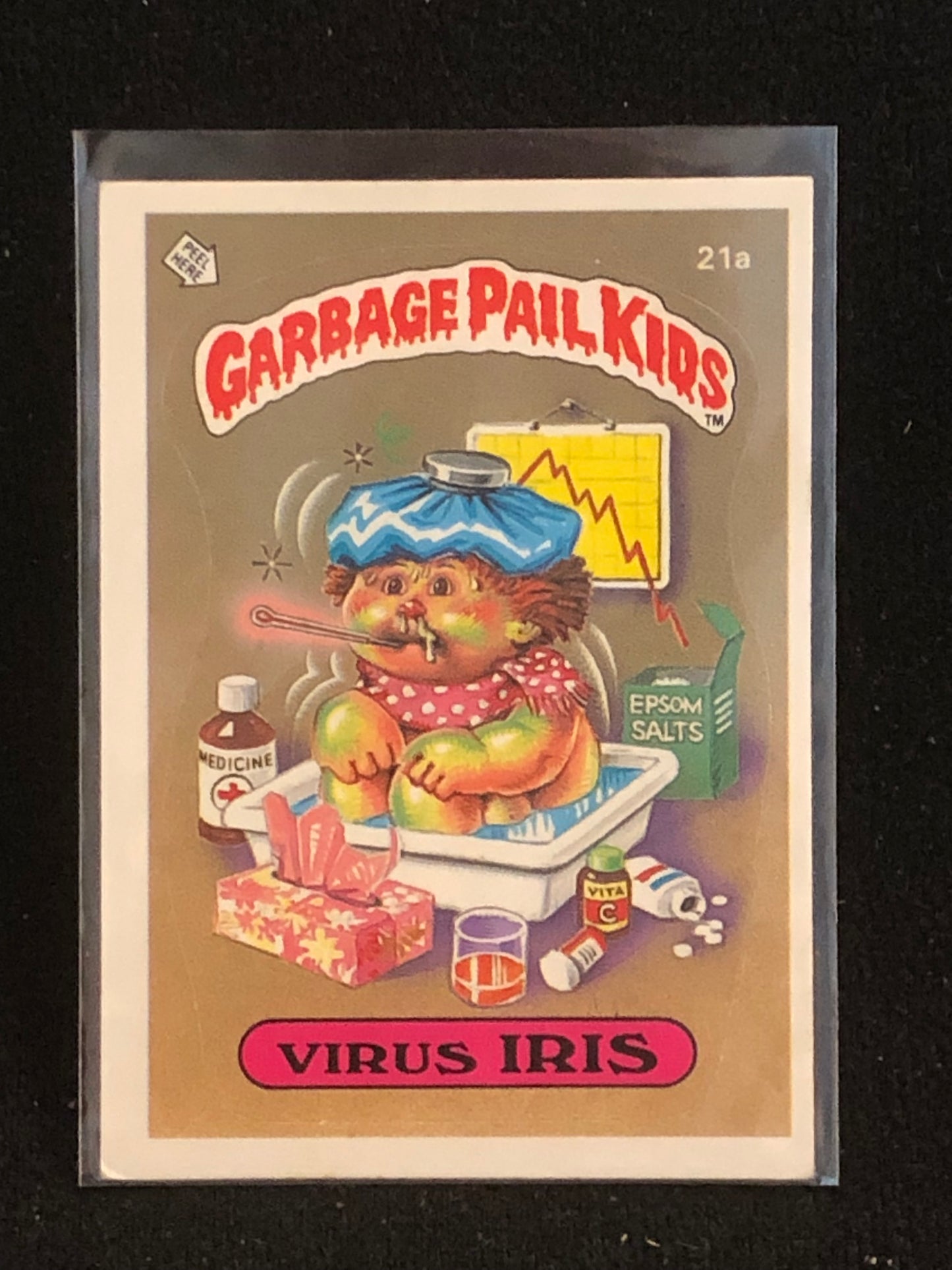 Garbage Pail Kids Original Series 1 (os1) 21a Virus Iris