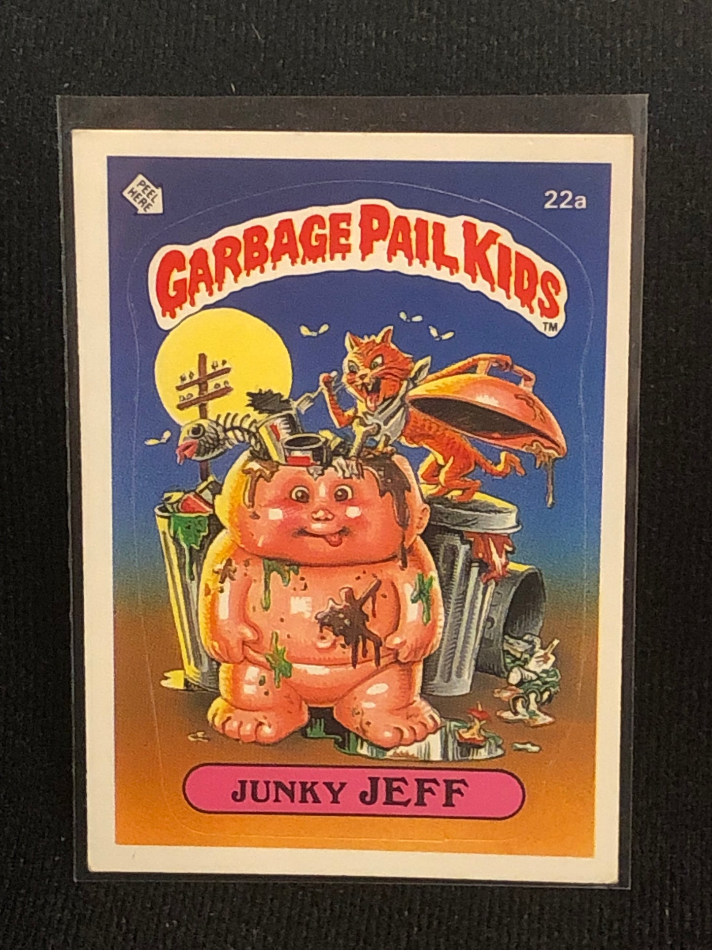 Garbage Pail Kids Original Series 1 (os1) 22a Junky Jeff