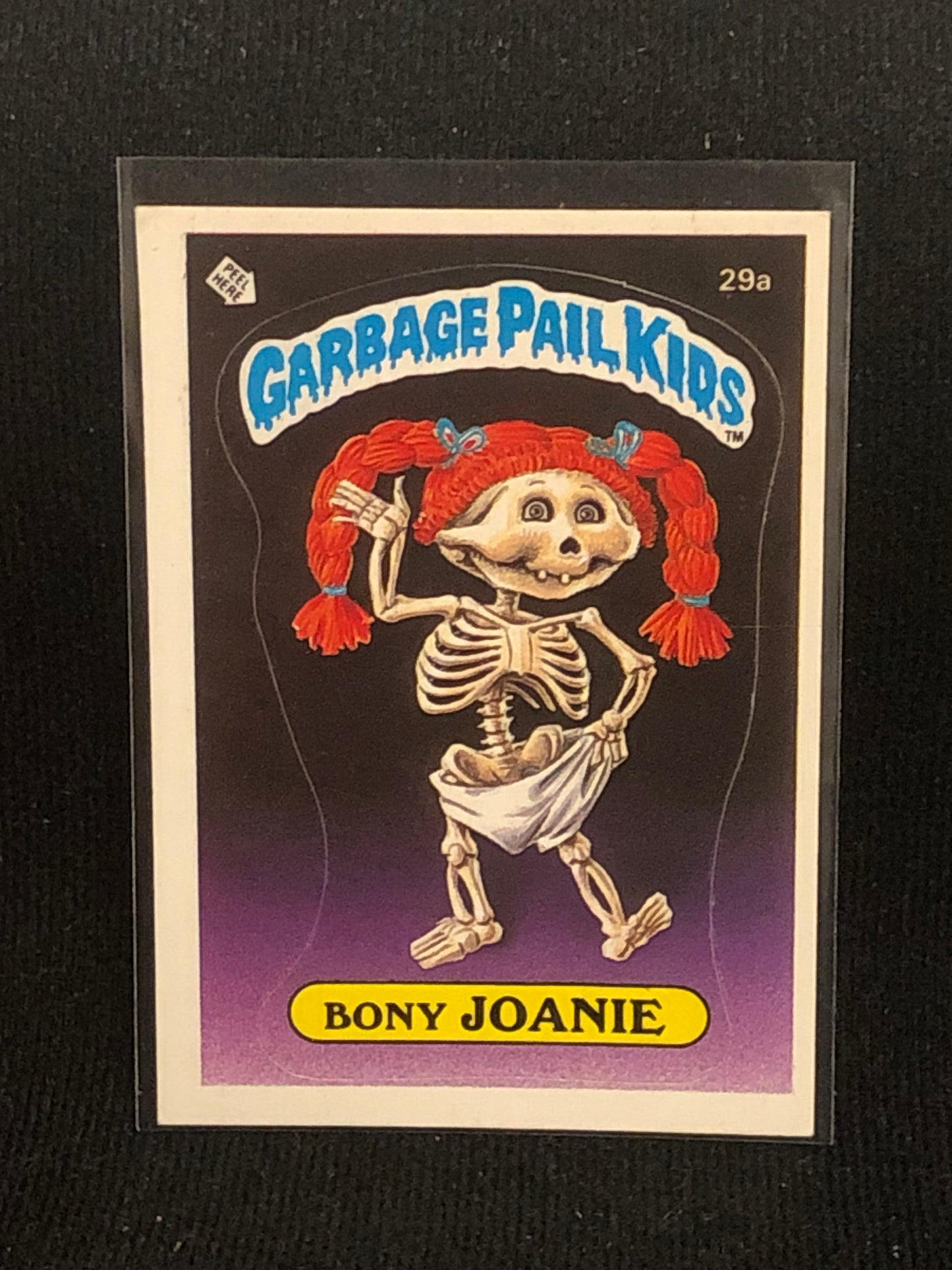 Garbage Pail Kids Original Series 1 (os1) 29a Bony Joanie