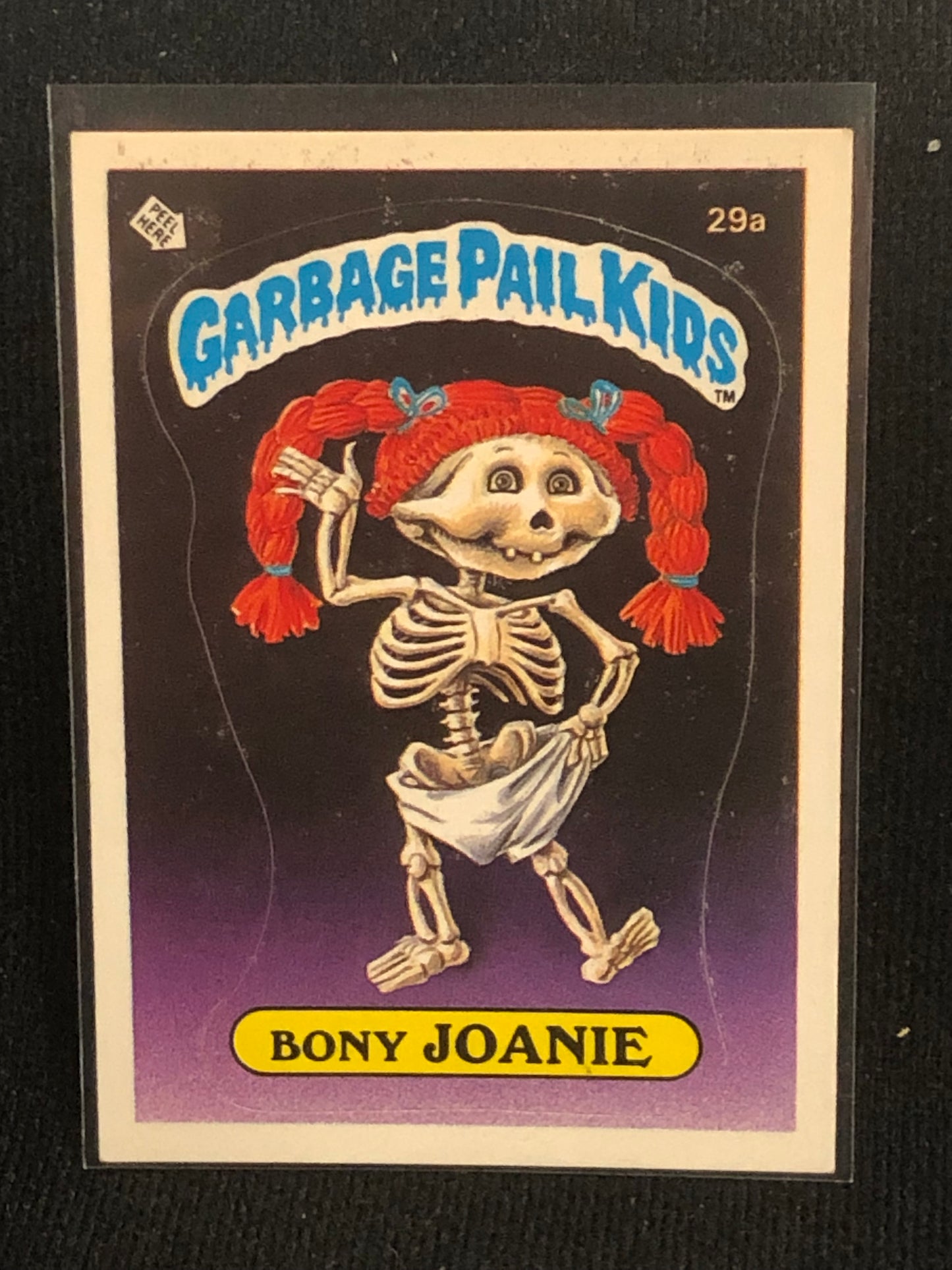 Garbage Pail Kids Original Series 1 (os1) 29a Bony Joanie