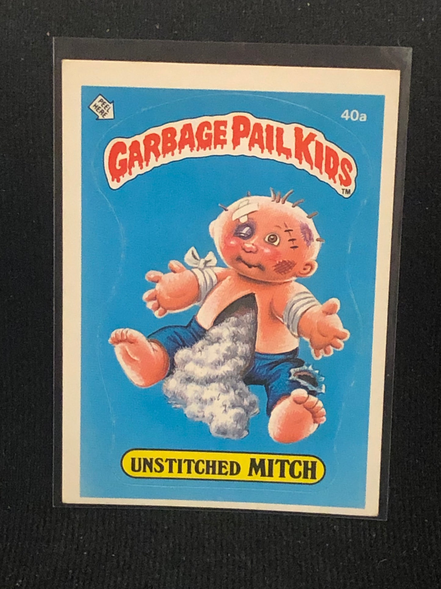 Garbage Pail Kids Original Series 1 (os1) 40a Unstitched Mitch