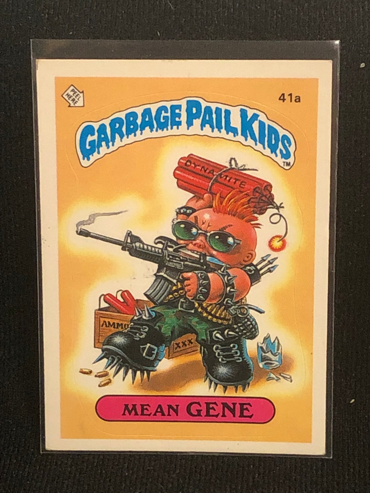 Garbage Pail Kids Original Series 1 (os1) 41a Mean Gene