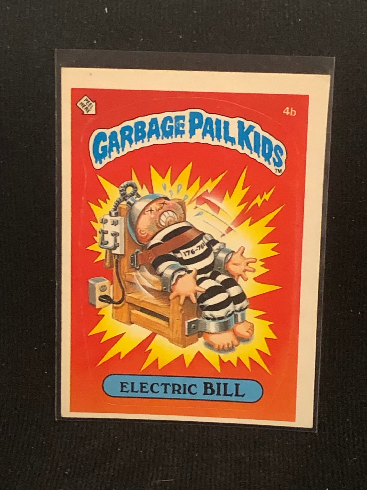 Garbage Pail Kids Original Series 1 (os1) 4b Electric Bill