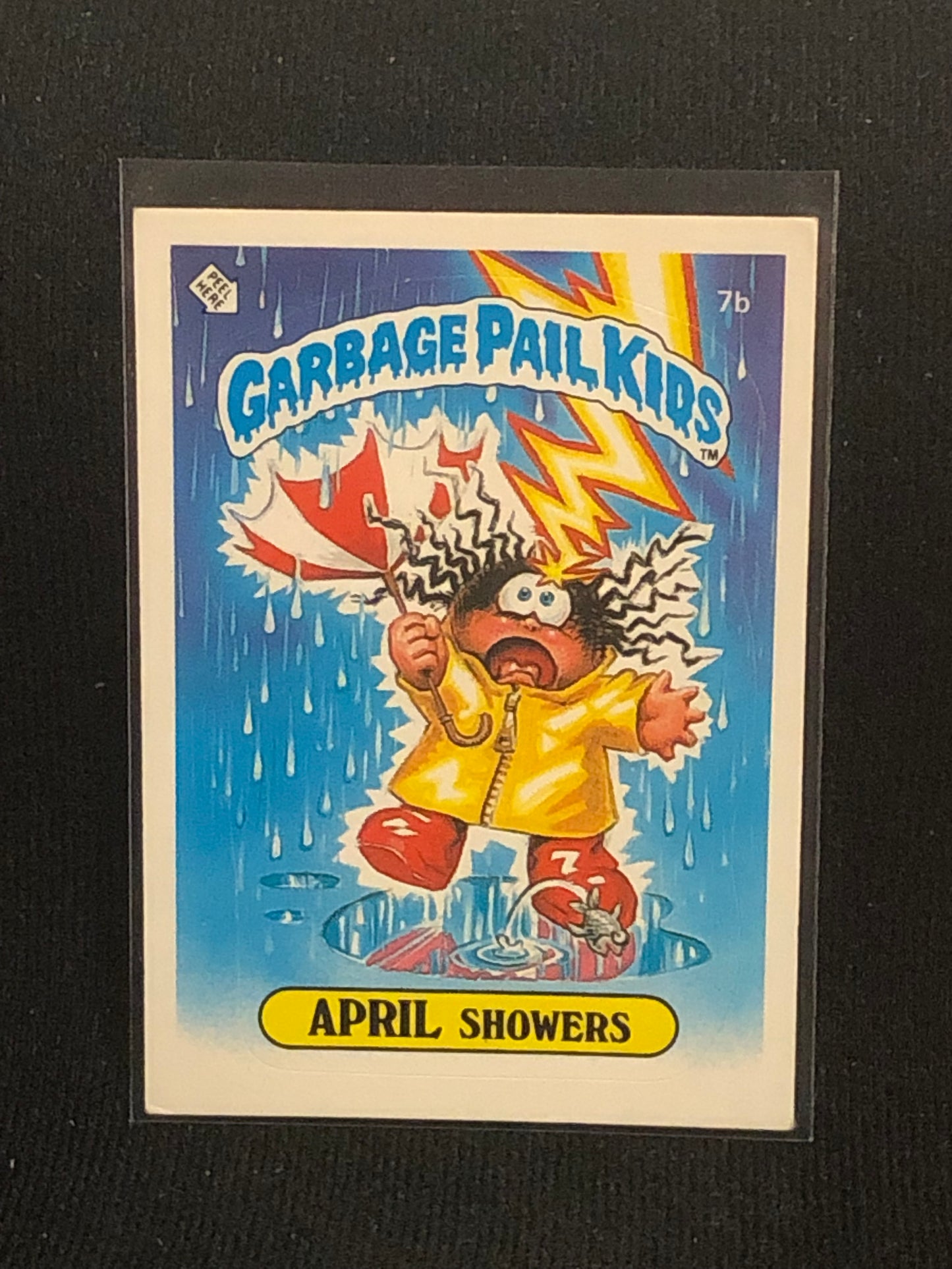 Garbage Pail Kids Original Series 1 (os1) 7b April Showers