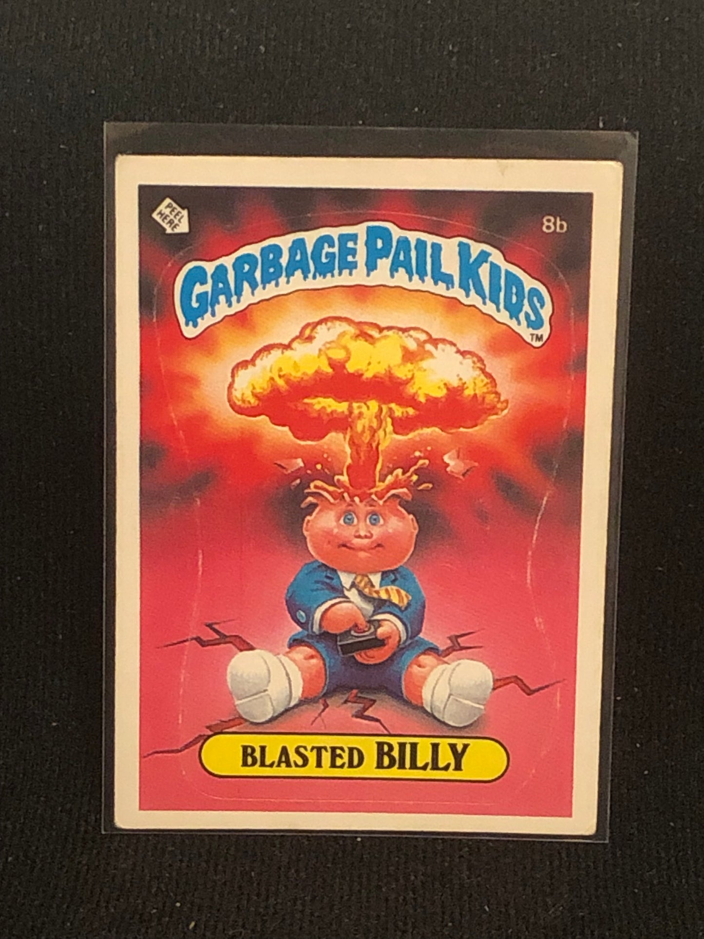 Garbage Pail Kids Original Series 1 (os1) 8b Blasted Billy